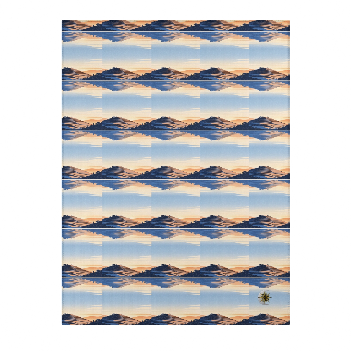 HD Terrace Reflections Polyester Chenille Area Rug — additional view