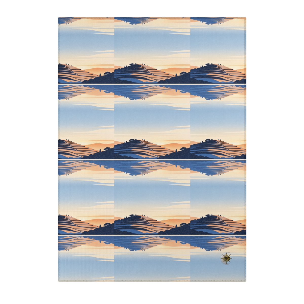 HD Terrace Reflections Polyester Chenille Area Rug — additional view