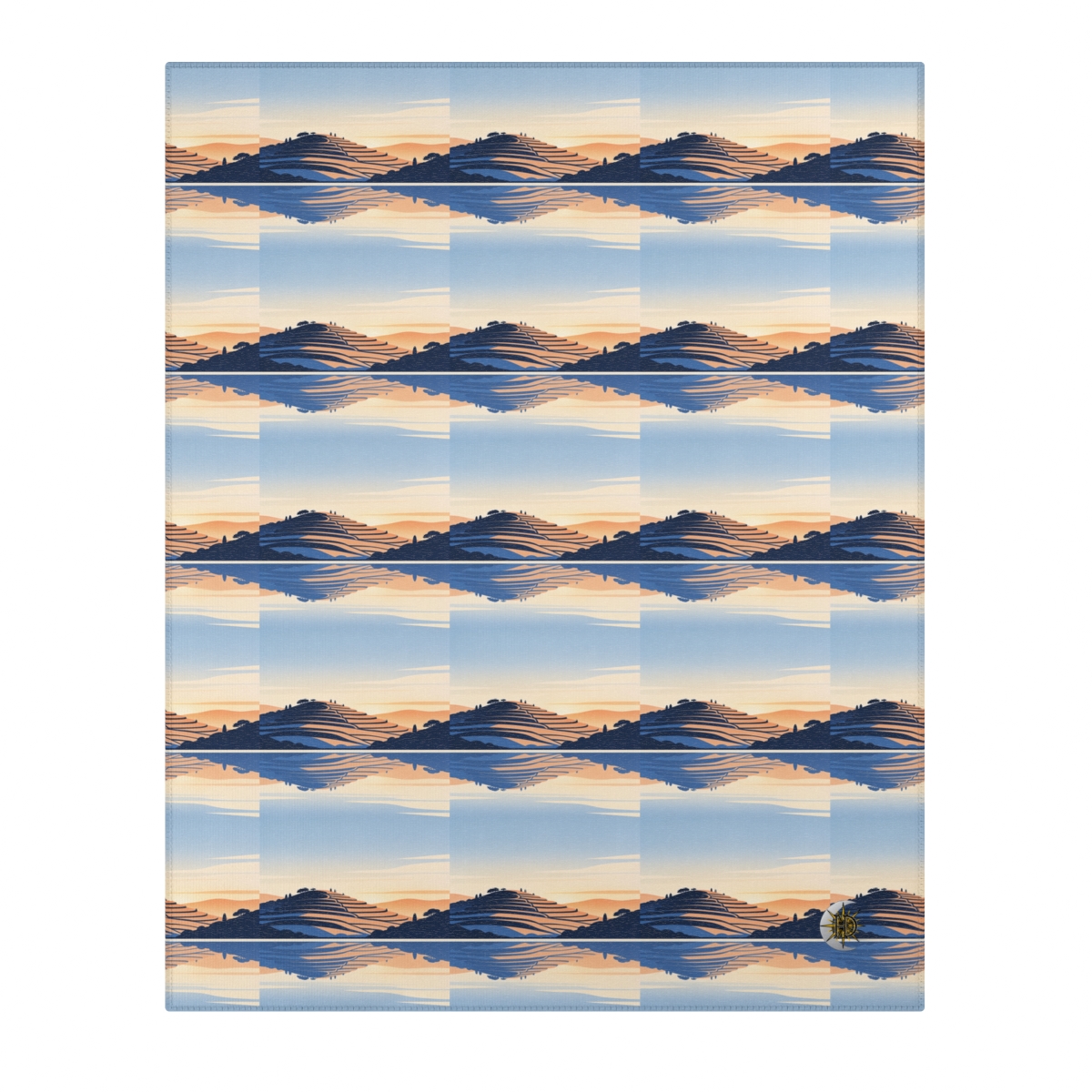 HD Terrace Reflections Polyester Chenille Area Rug — additional view