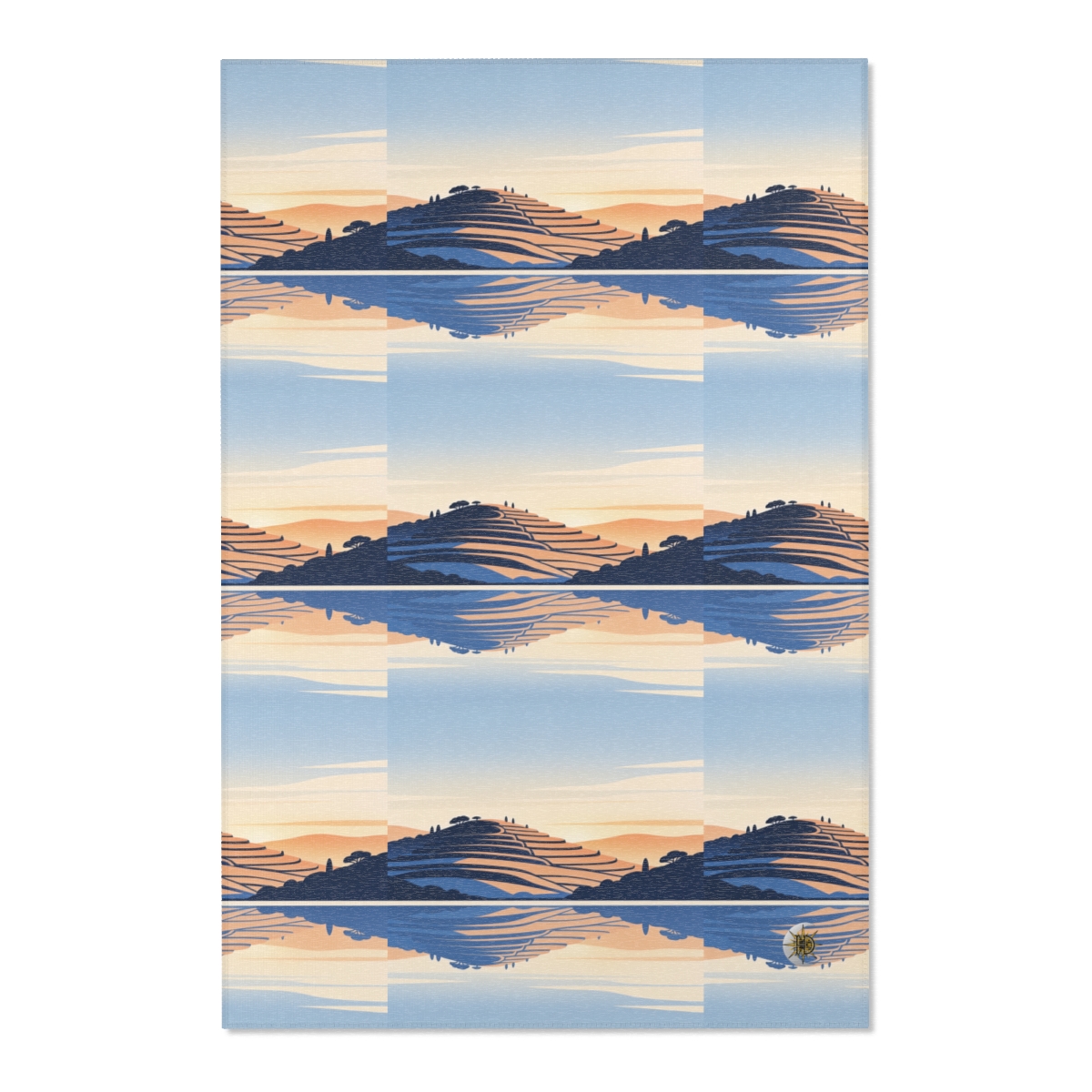 HD Terrace Reflections Polyester Chenille Area Rug — additional view