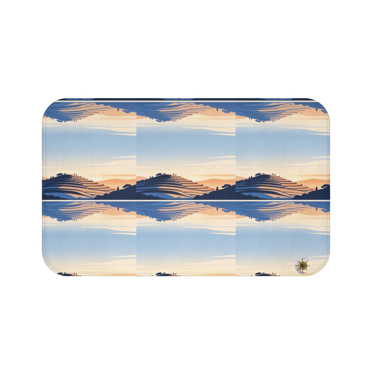 HD Terrace Reflections Memory-Foam Bath Mat