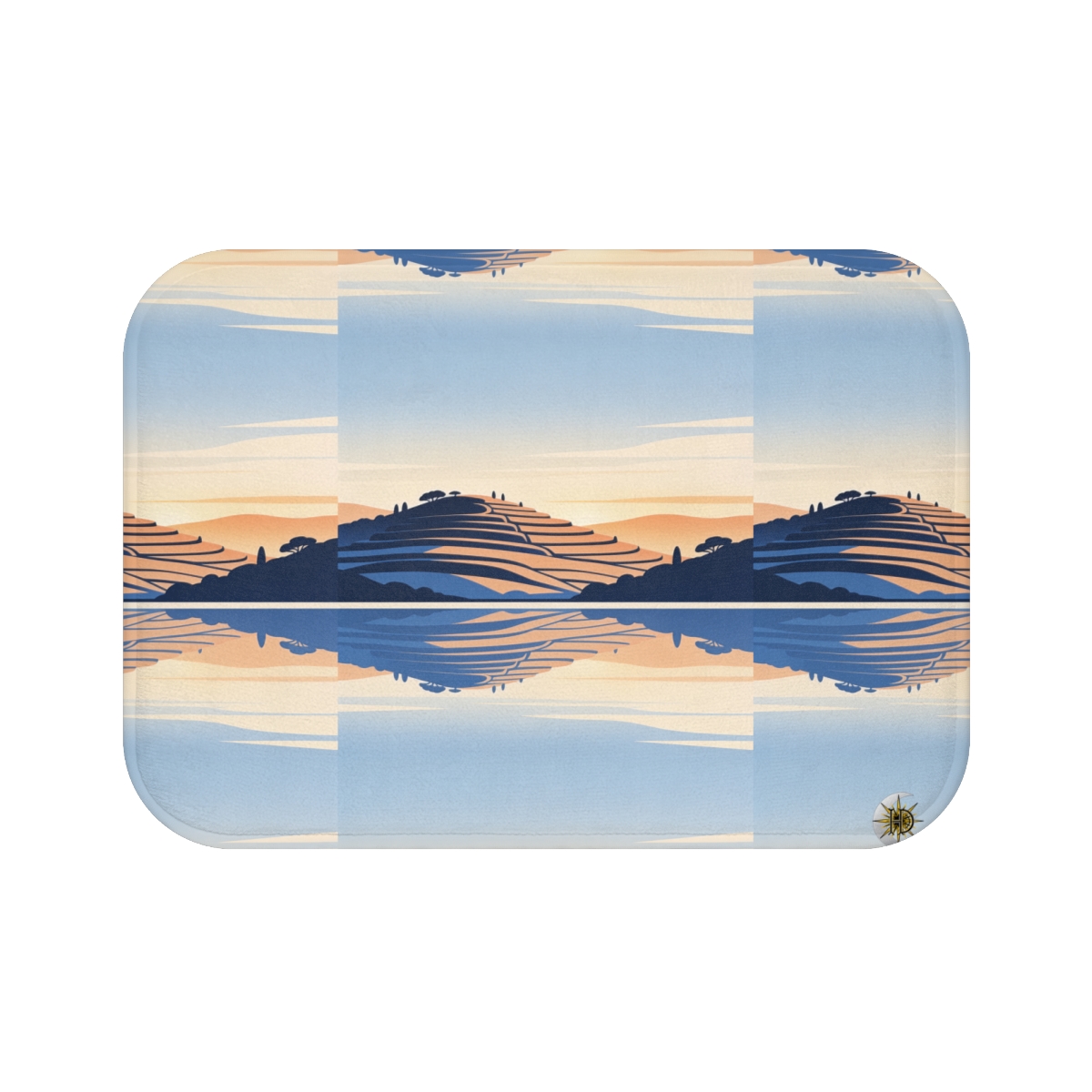 HD Terrace Reflections Memory-Foam Bath Mat — additional view