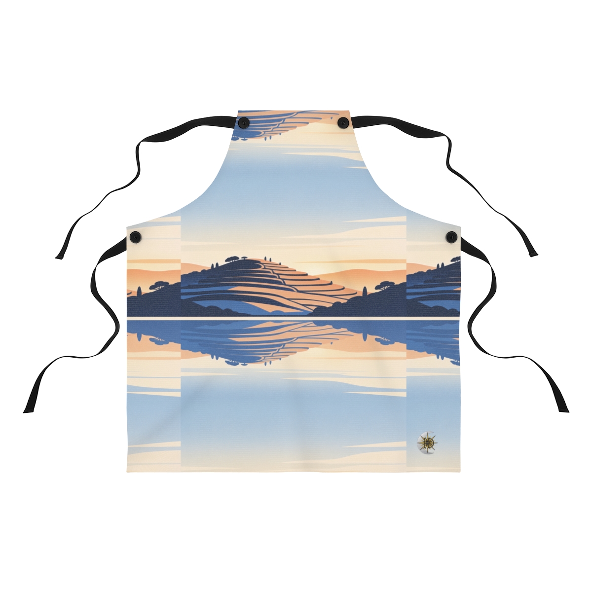 HD Terrace Reflections Polyester Kitchen Apron