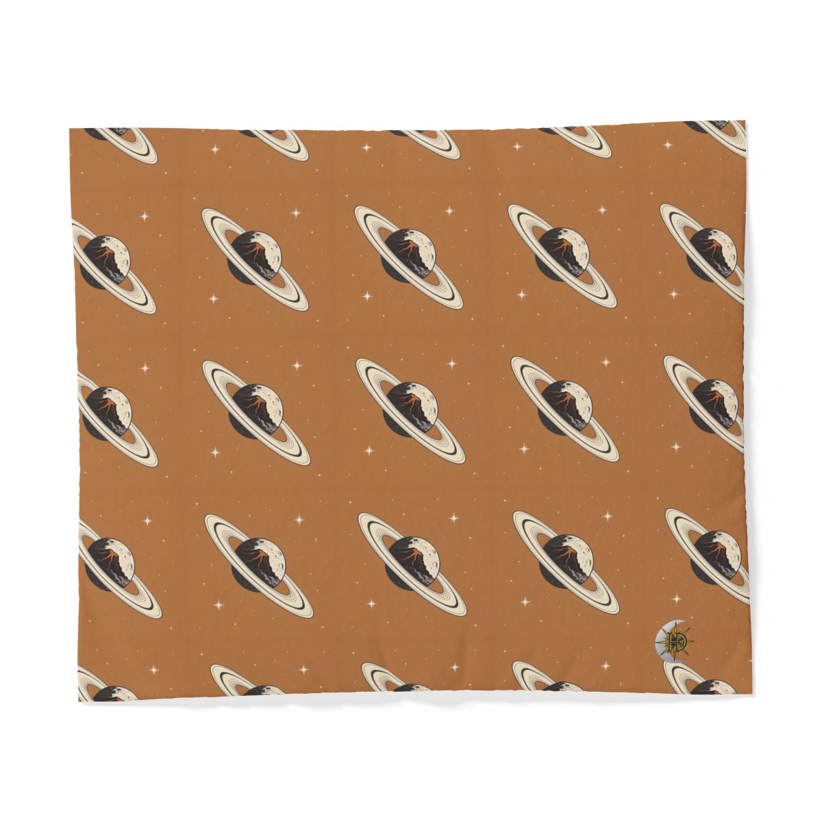 HD Ember Orbit 100% Cotton Duvet Cover — additional view