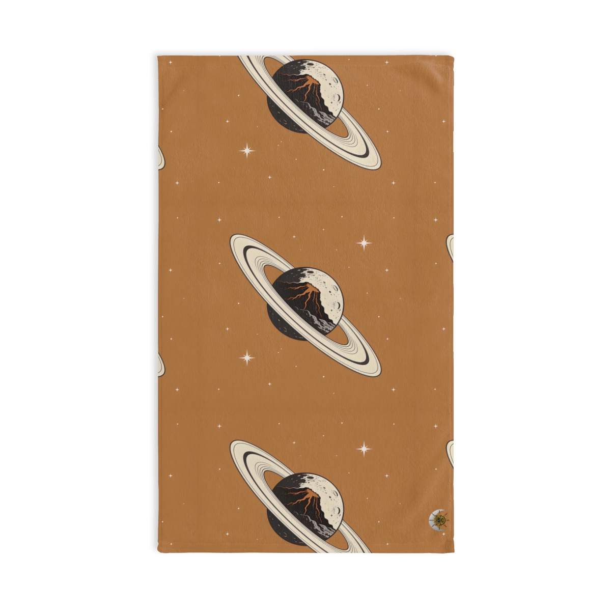HD Ember Orbit Printed Hand Towel