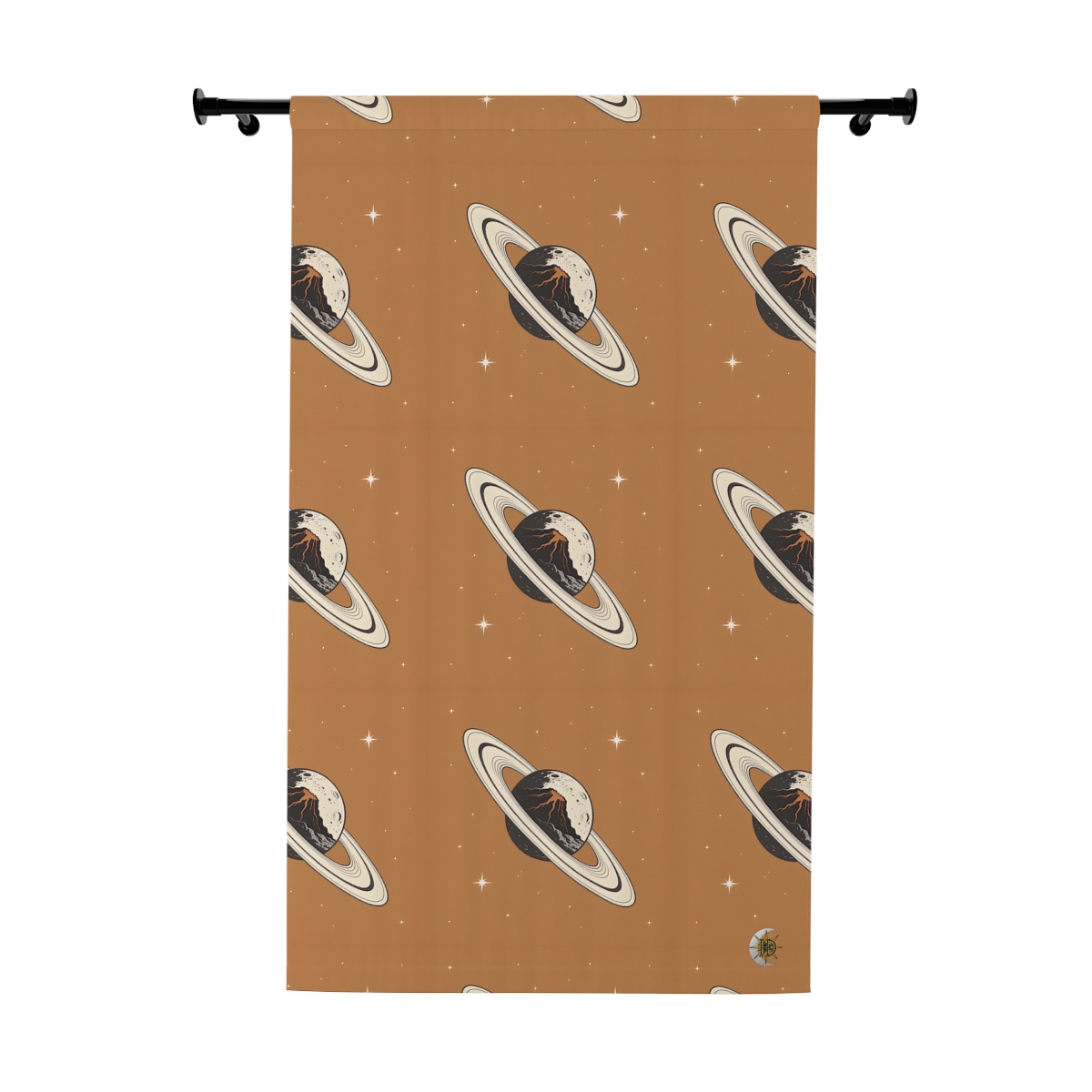 HD Ember Orbit Blackout Window Curtain Panel