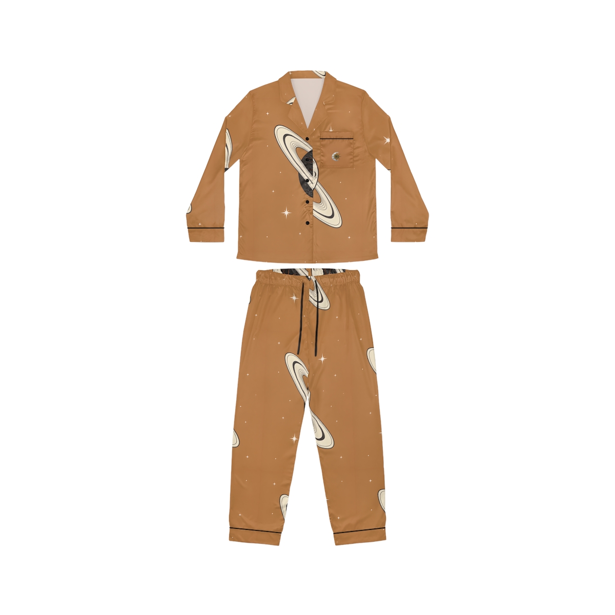 HD Ember Orbit Women’s Satin Pajama Set