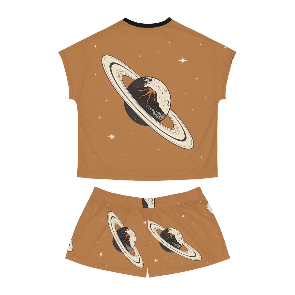 HD Ember Orbit Women’s Short Pajama Set — additional view