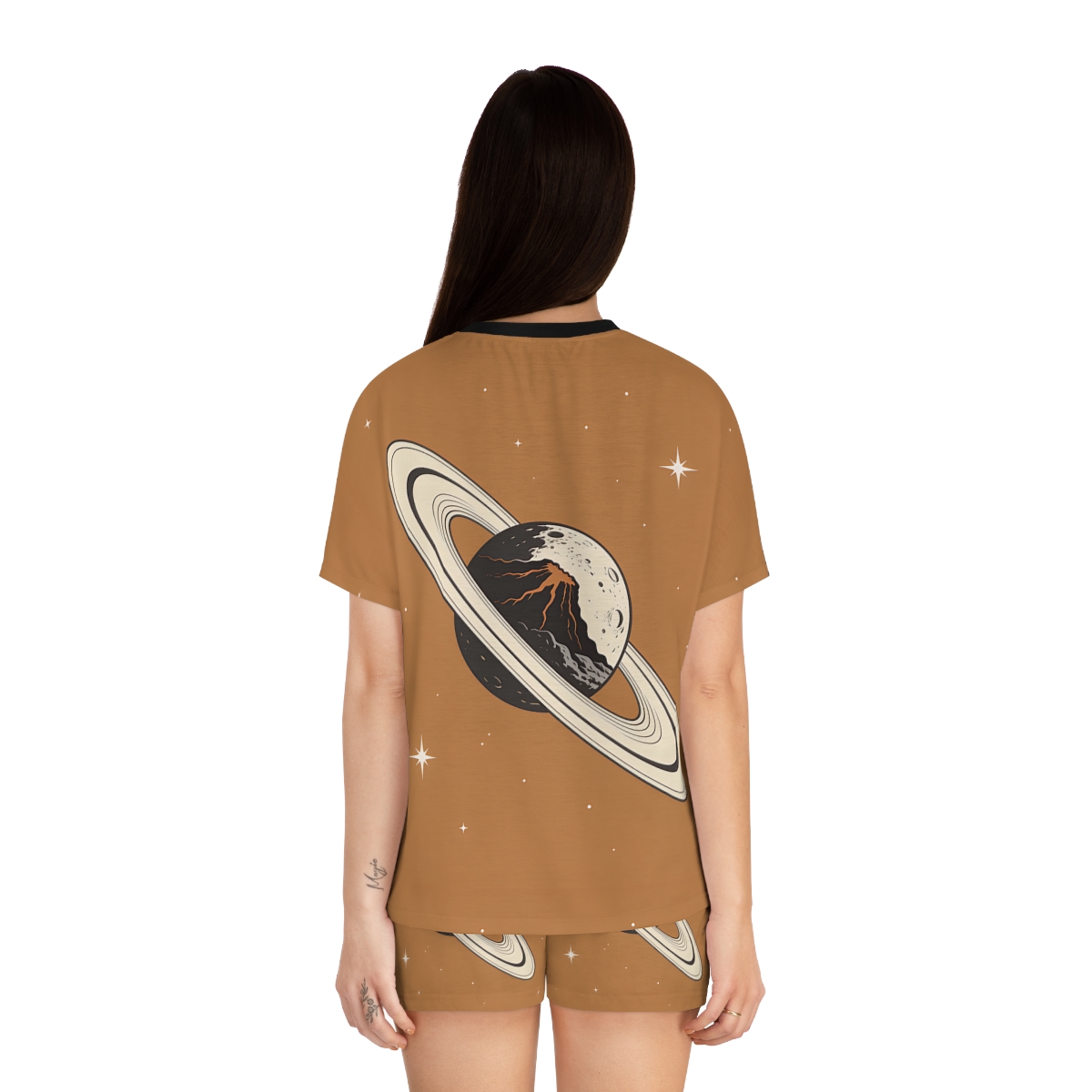 HD Ember Orbit Women’s Short Pajama Set — additional view