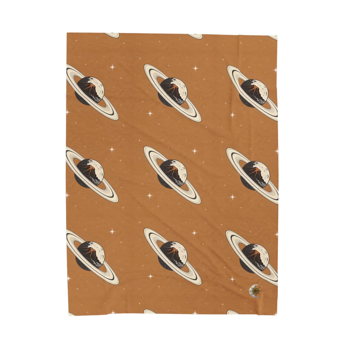 HD Ember Orbit Velveteen Plush Blanket — additional view