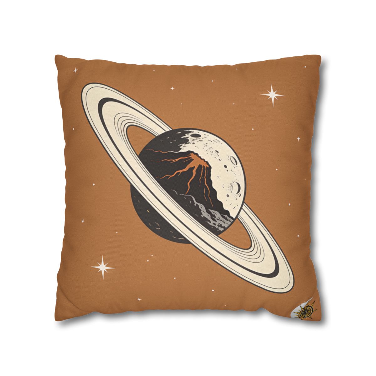 HD Ember Orbit Square Polyester Pillow Cover — additional view