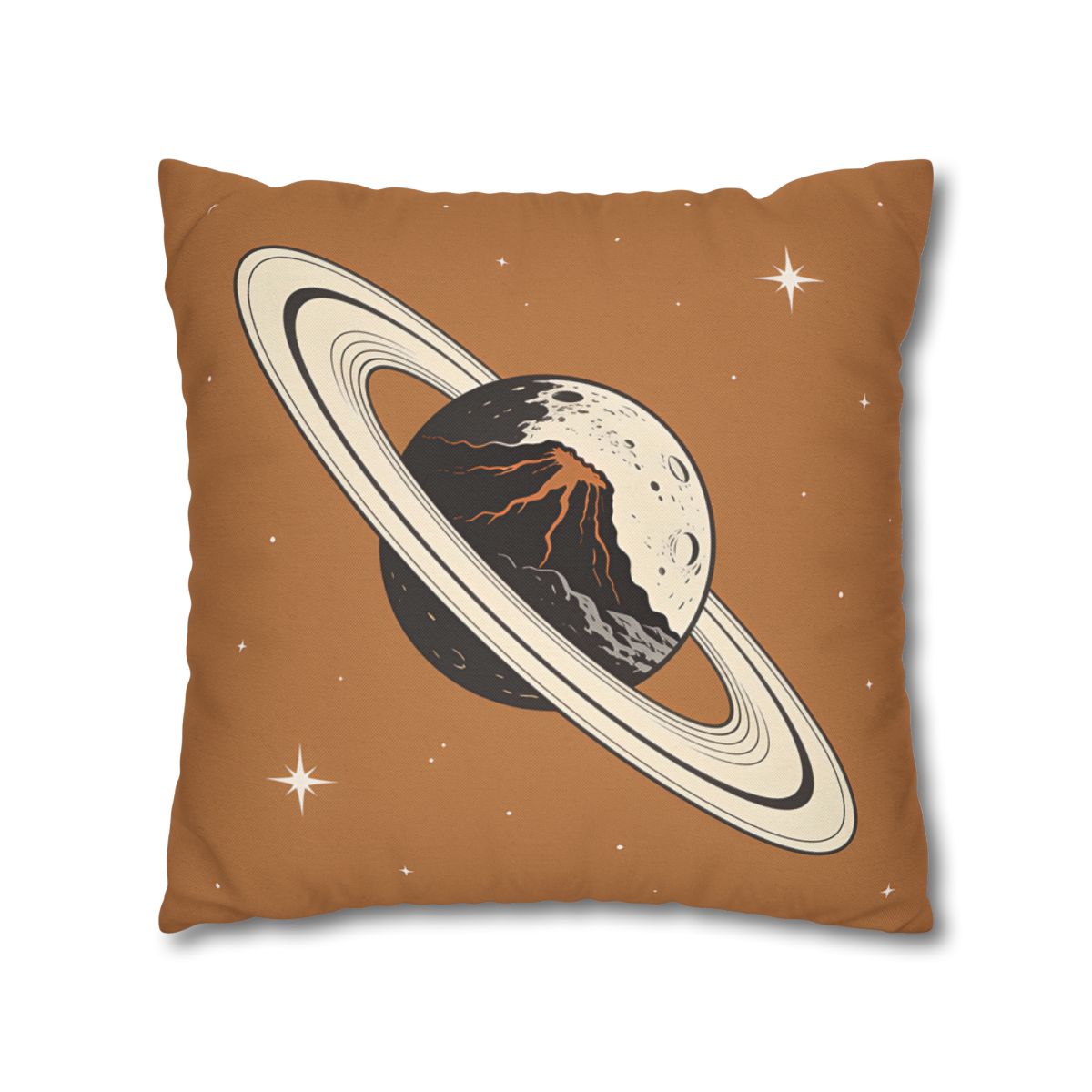 HD Ember Orbit Square Polyester Pillow Cover — additional view