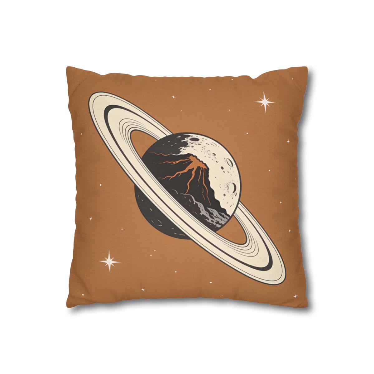 HD Ember Orbit Square Polyester Pillow Cover — additional view