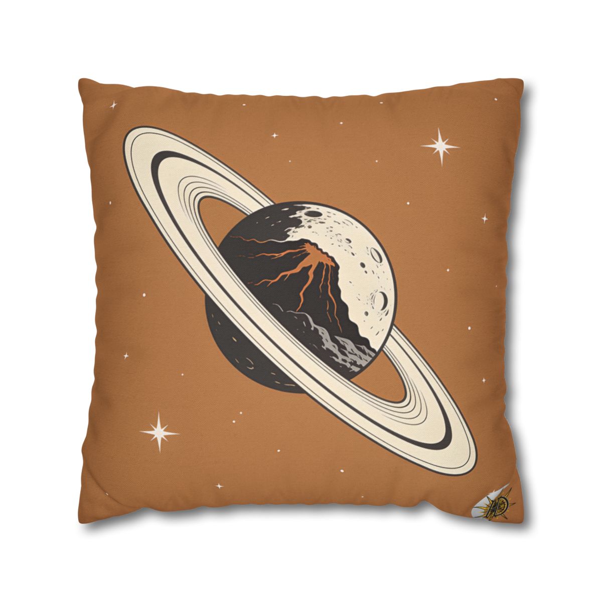 HD Ember Orbit Square Polyester Pillow Cover — additional view