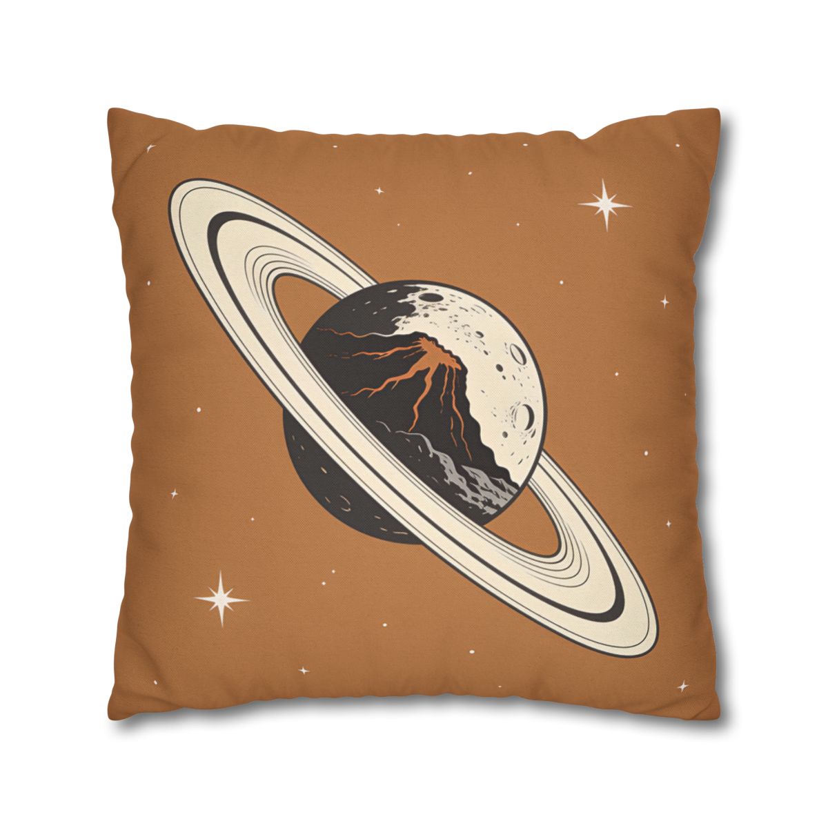 HD Ember Orbit Square Polyester Pillow Cover — additional view