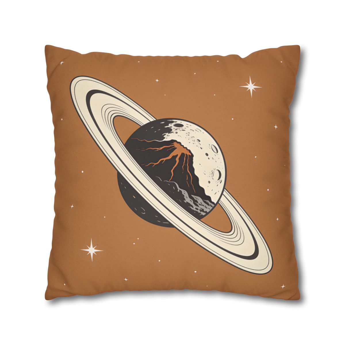 HD Ember Orbit Square Polyester Pillow Cover — additional view