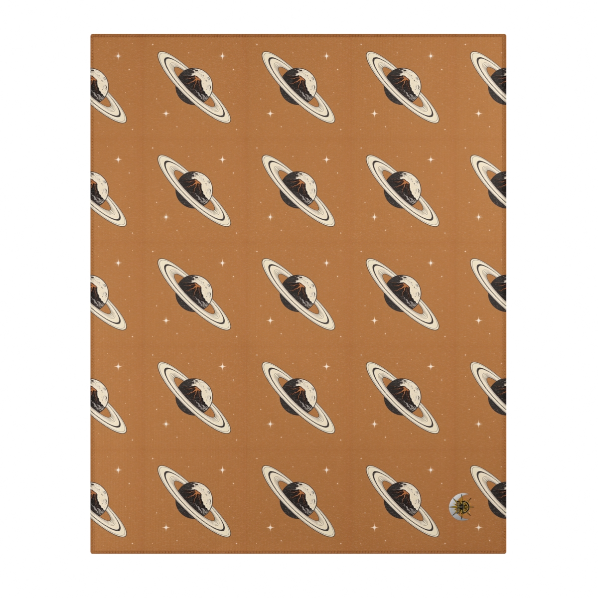 HD Ember Orbit Polyester Chenille Area Rug — additional view