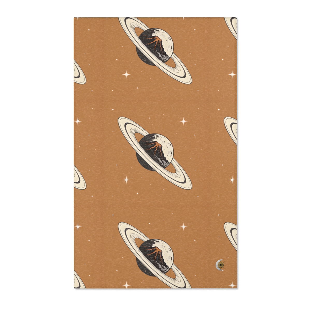 HD Ember Orbit Polyester Chenille Area Rug — additional view
