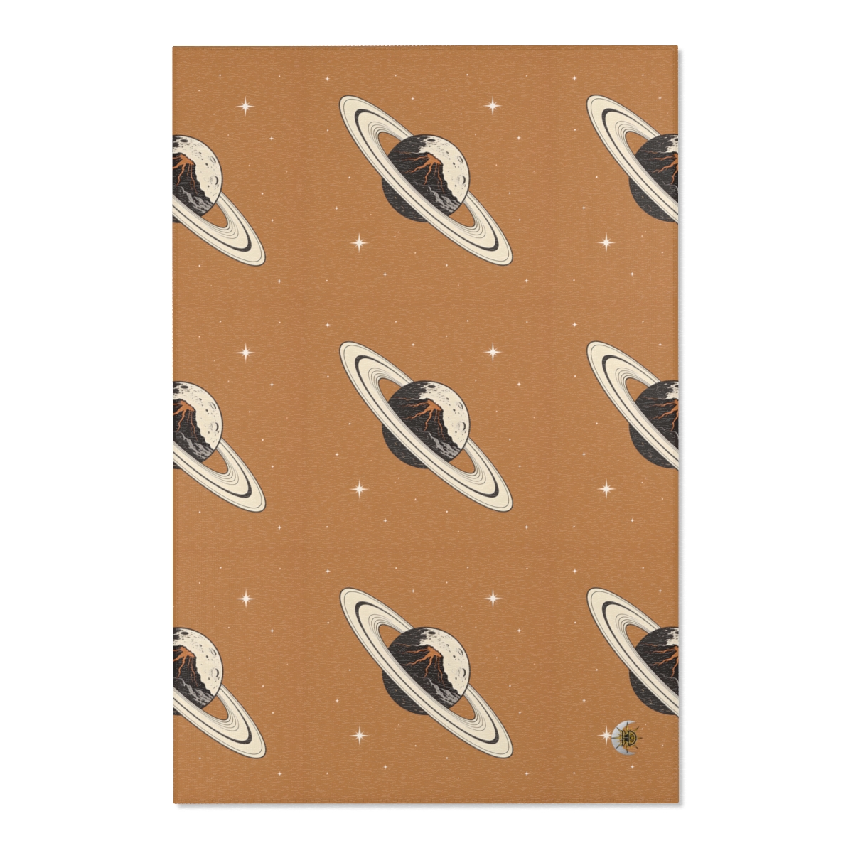HD Ember Orbit Polyester Chenille Area Rug — additional view