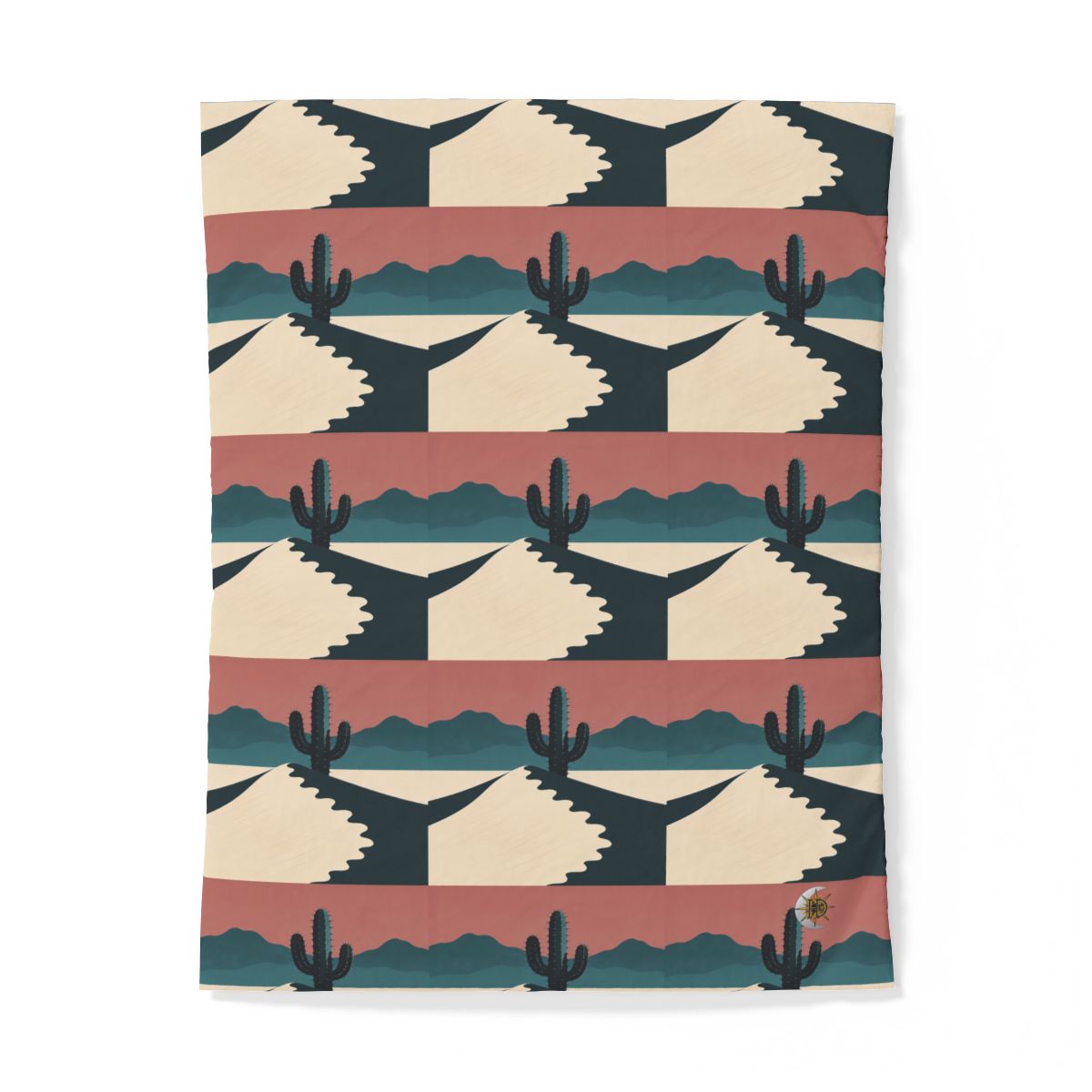 HD Desert Rose Cactus 100% Cotton Duvet Cover — additional view