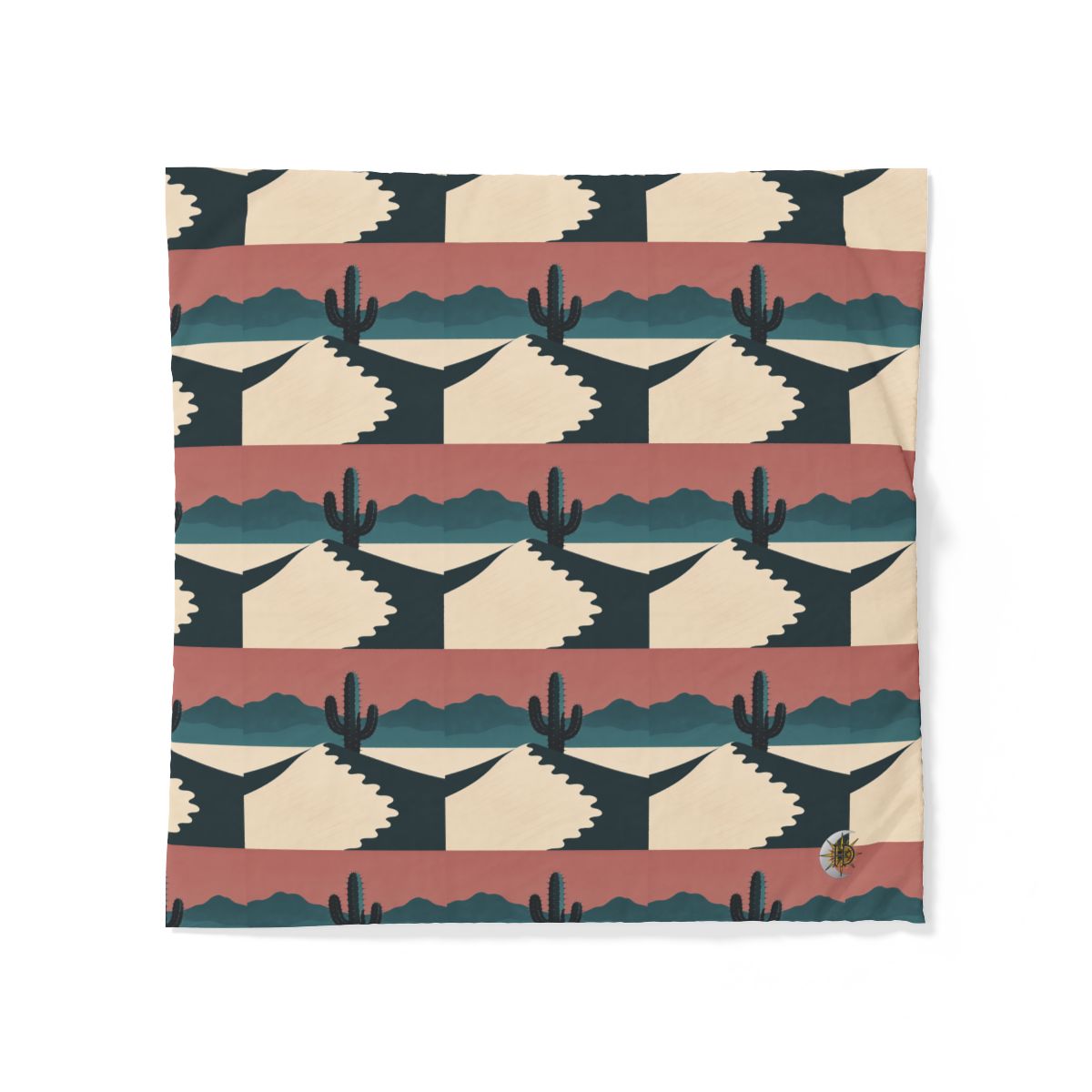 HD Desert Rose Cactus 100% Cotton Duvet Cover — additional view