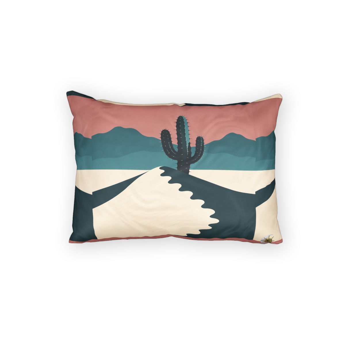 HD Desert Rose Cactus 100% Cotton Pillow Sham