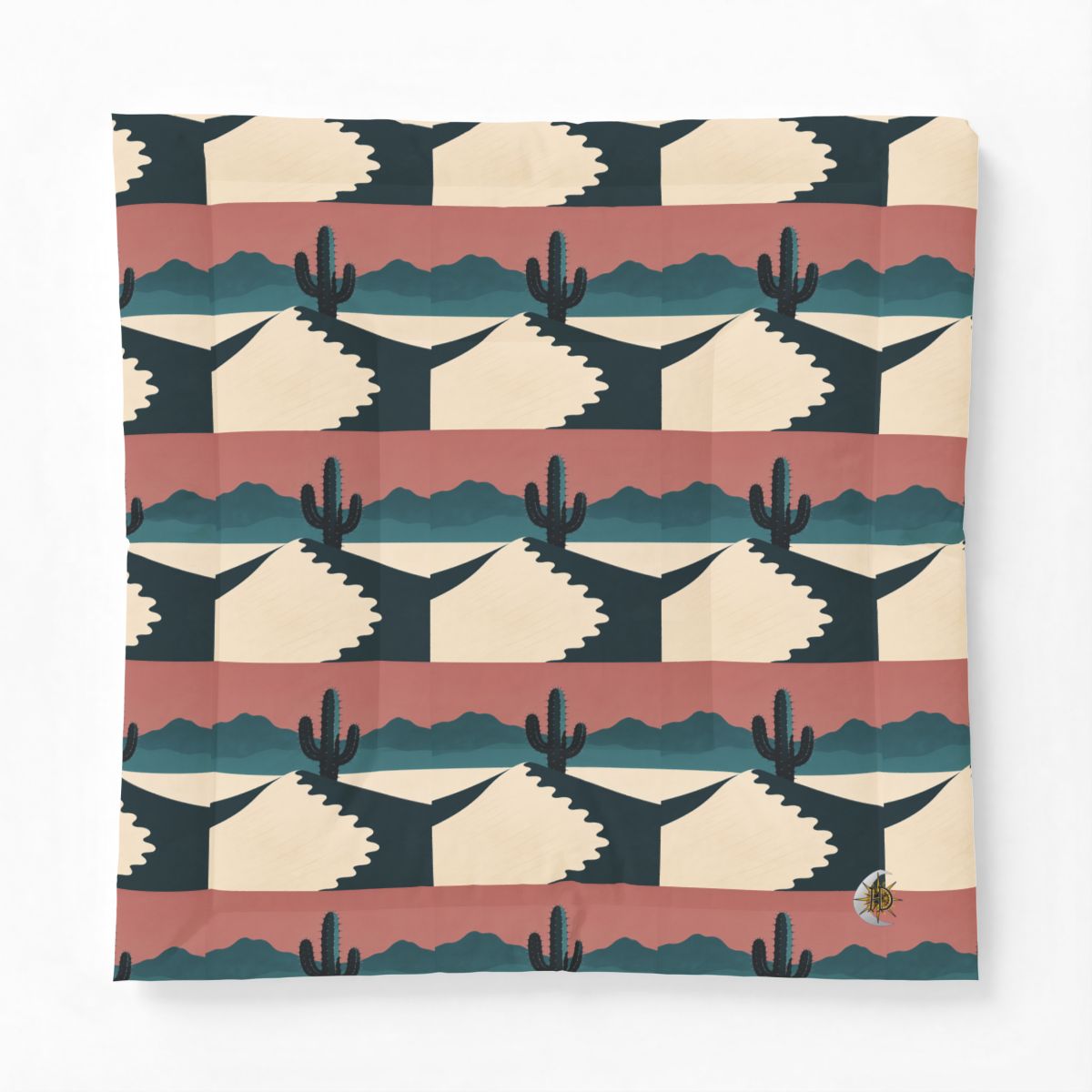 HD Desert Rose Cactus Cotton-Shell Comforter — additional view