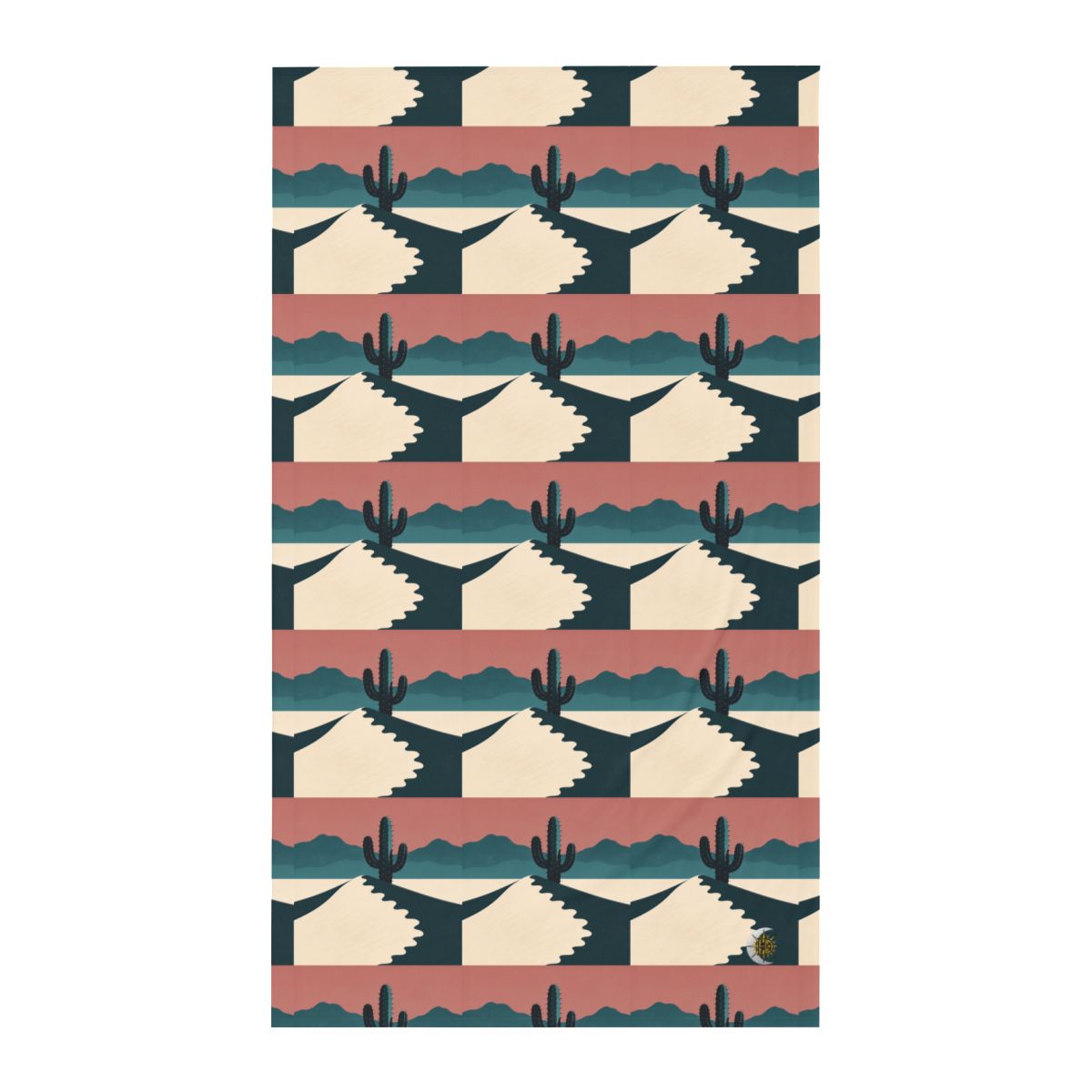 HD Desert Rose Cactus Twin Jersey Flat Sheet