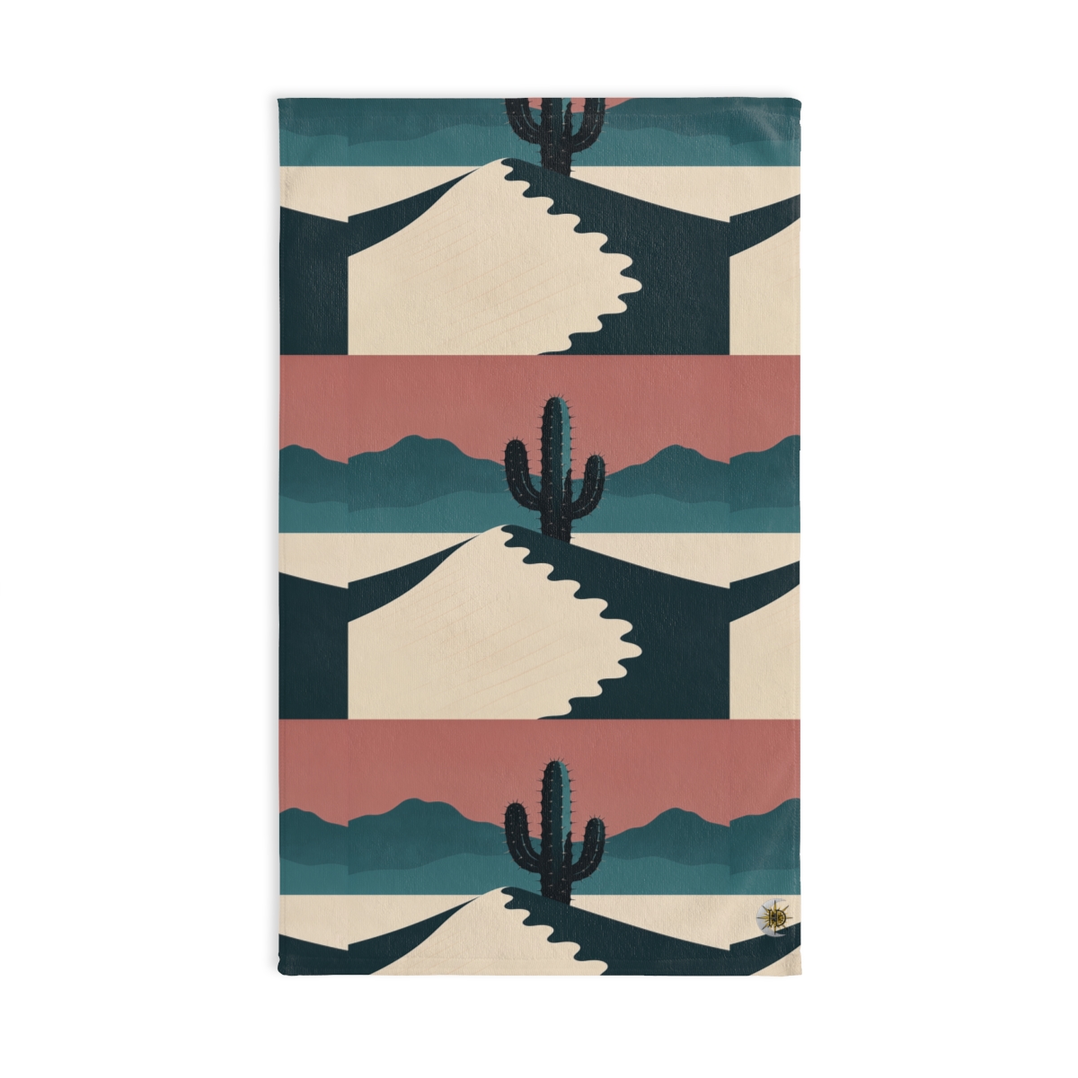 HD Desert Rose Cactus Printed Hand Towel