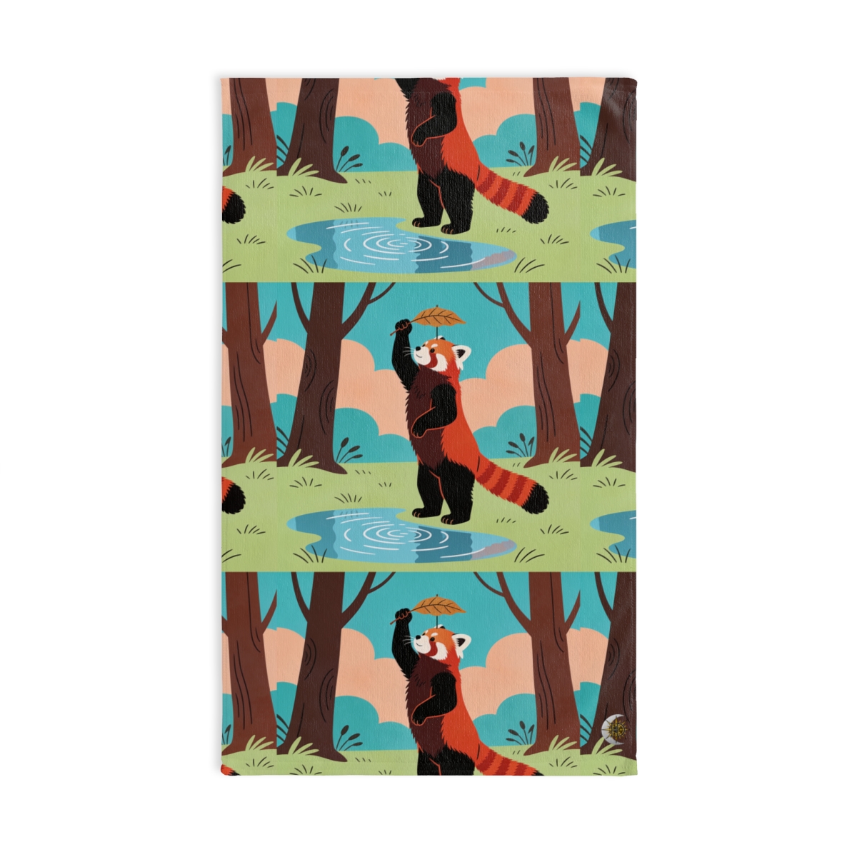 HD Leafplay Red Panda Printed Hand Towel