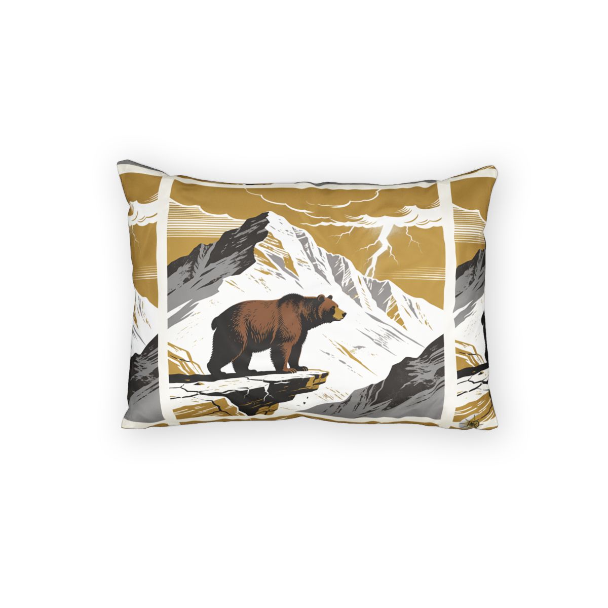 HD Thunder Ridge Bear 100% Cotton Pillow Sham