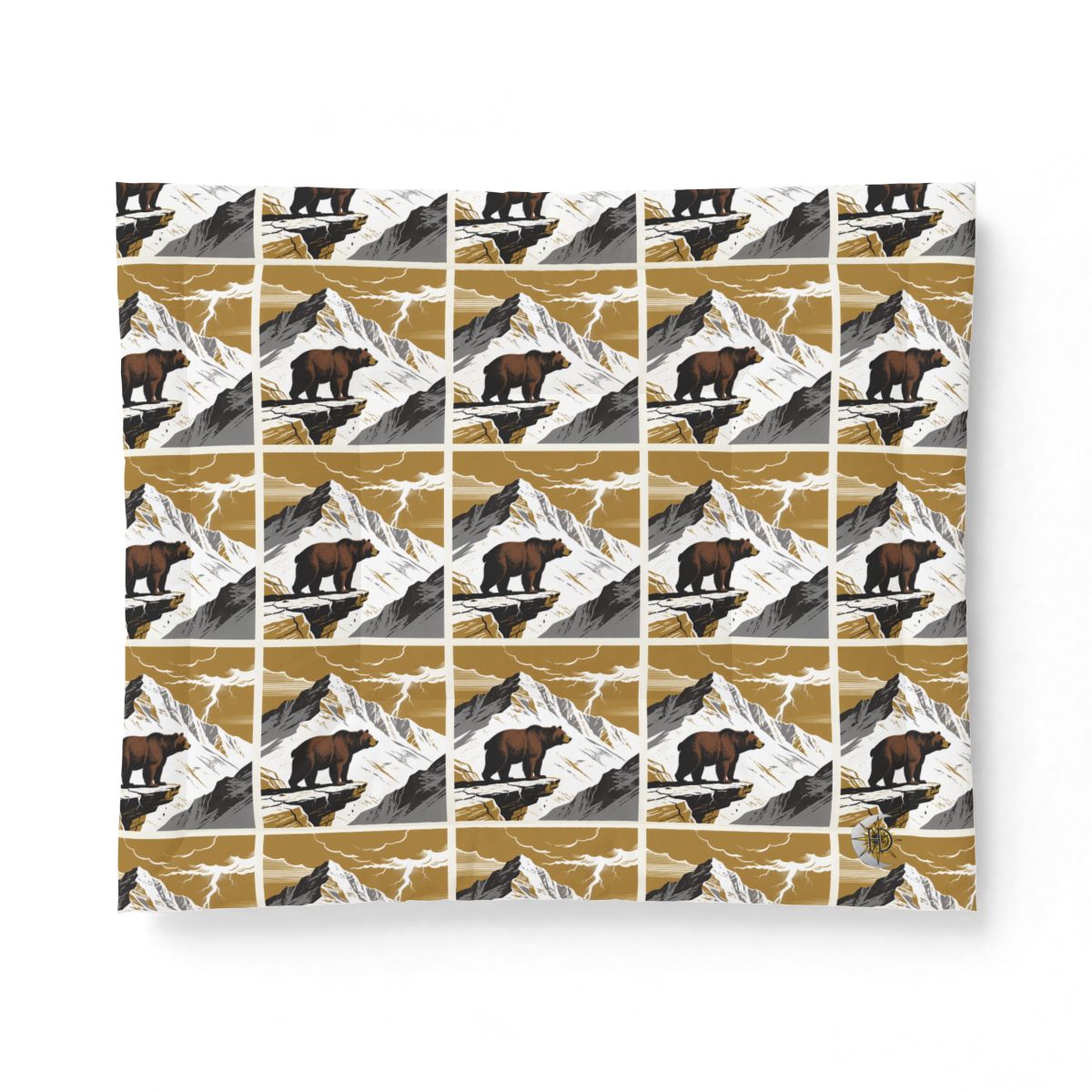 HD Thunder Ridge Bear Cotton-Shell Comforter