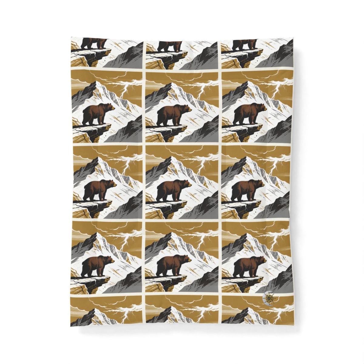 HD Thunder Ridge Bear Cotton-Shell Comforter — additional view
