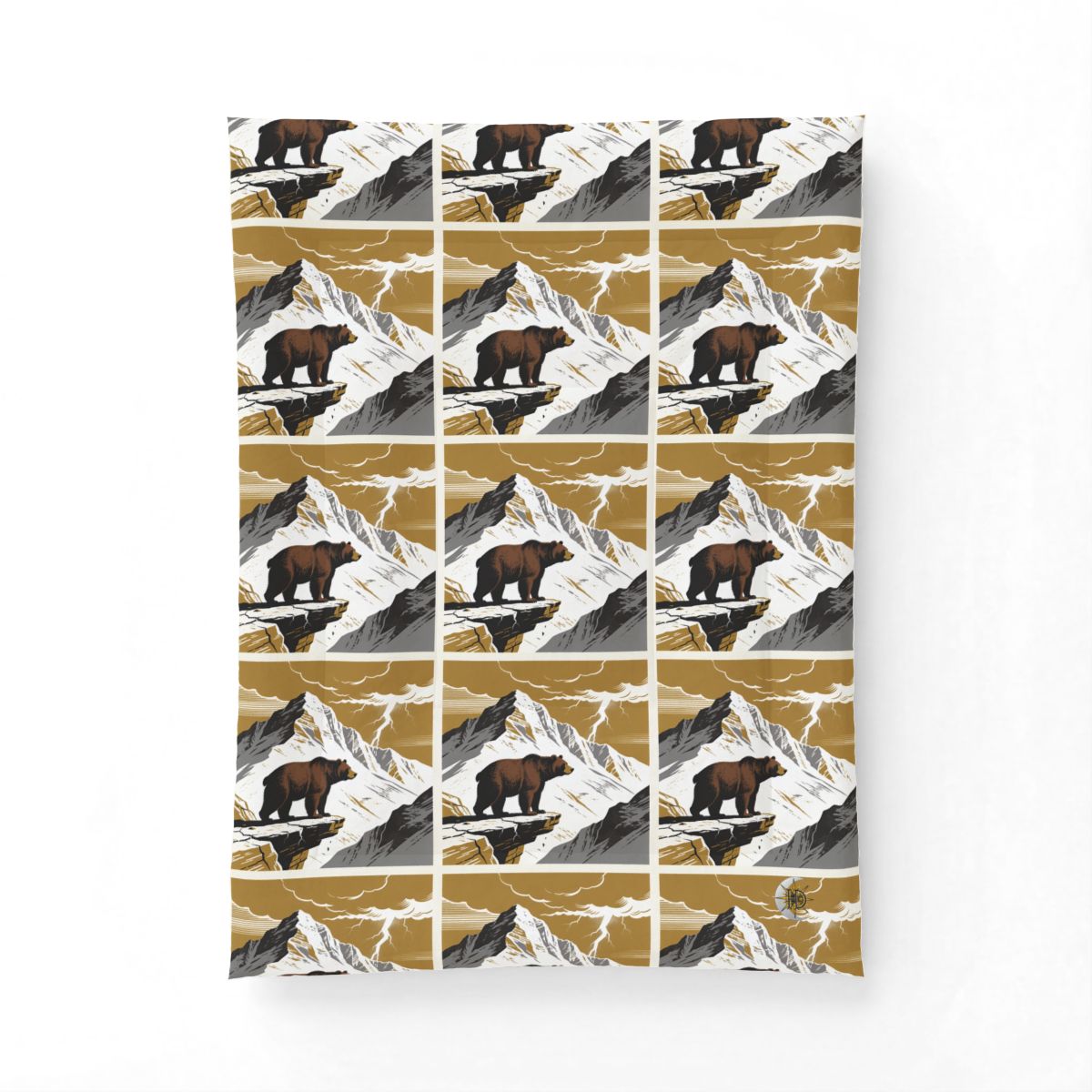 HD Thunder Ridge Bear Cotton-Shell Comforter — additional view