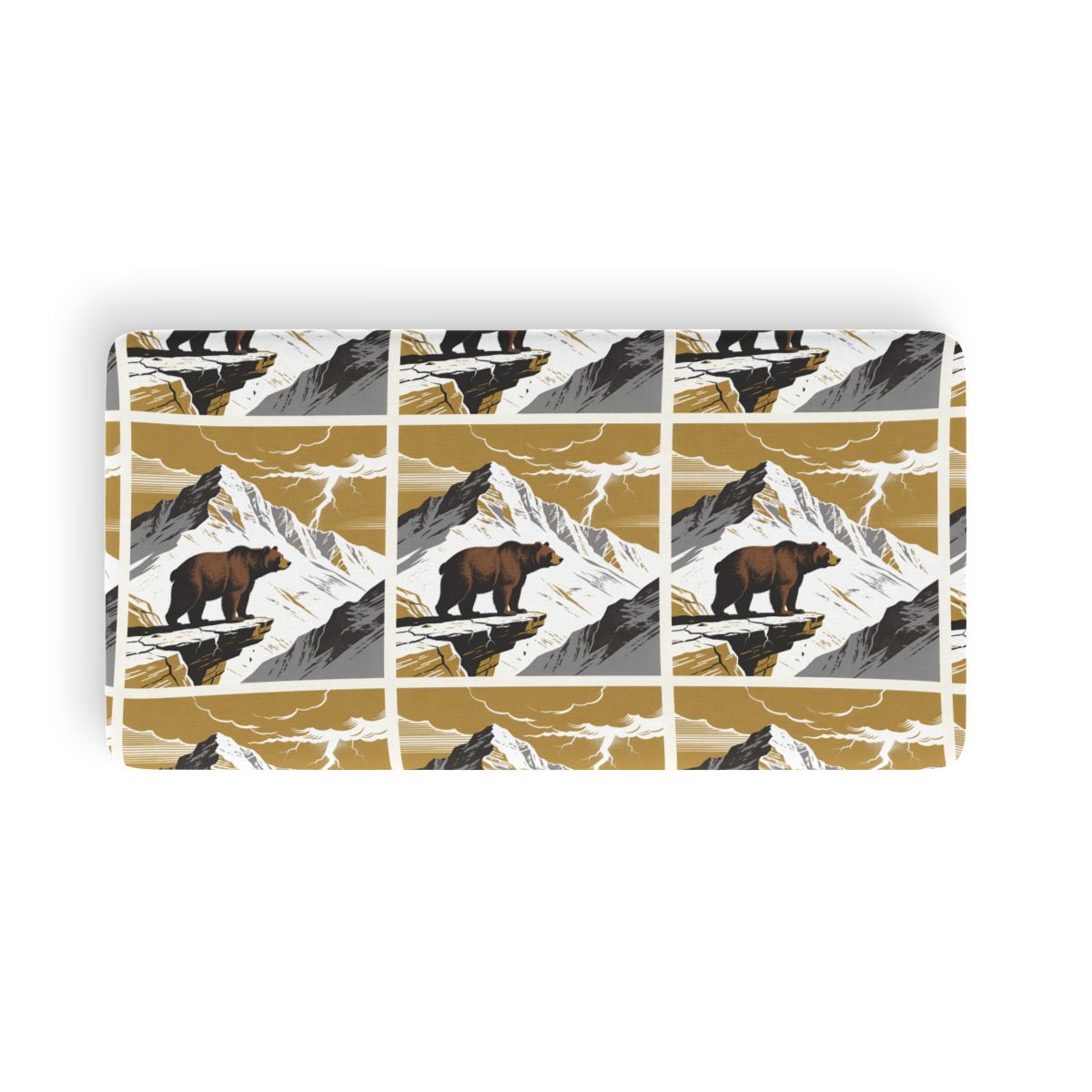 HD Thunder Ridge Bear Twin Jersey Fitted Sheet