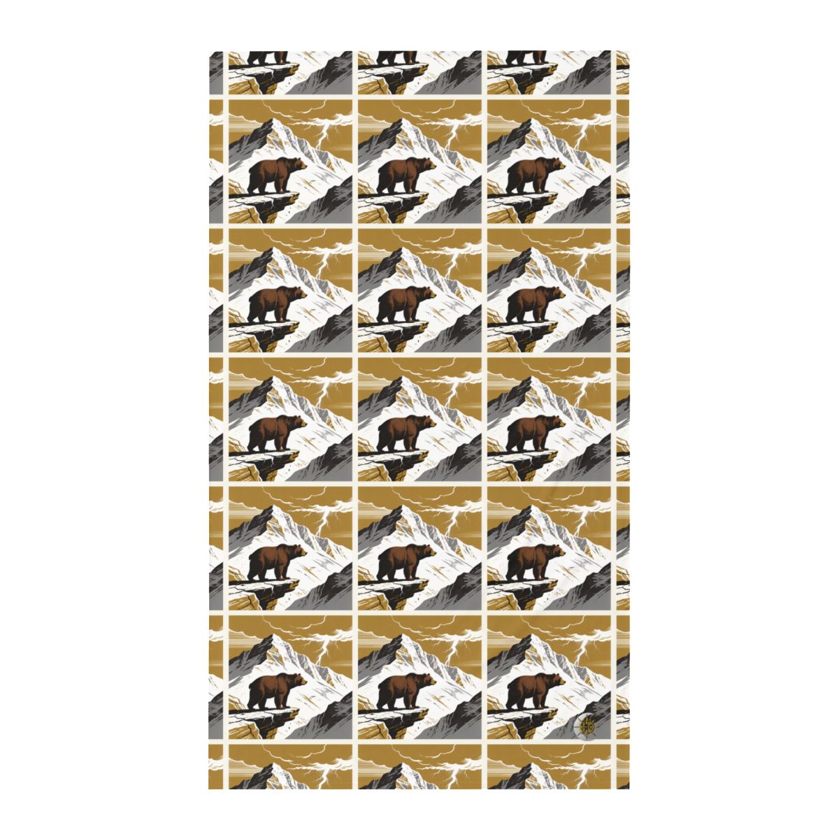 HD Thunder Ridge Bear Twin Jersey Flat Sheet