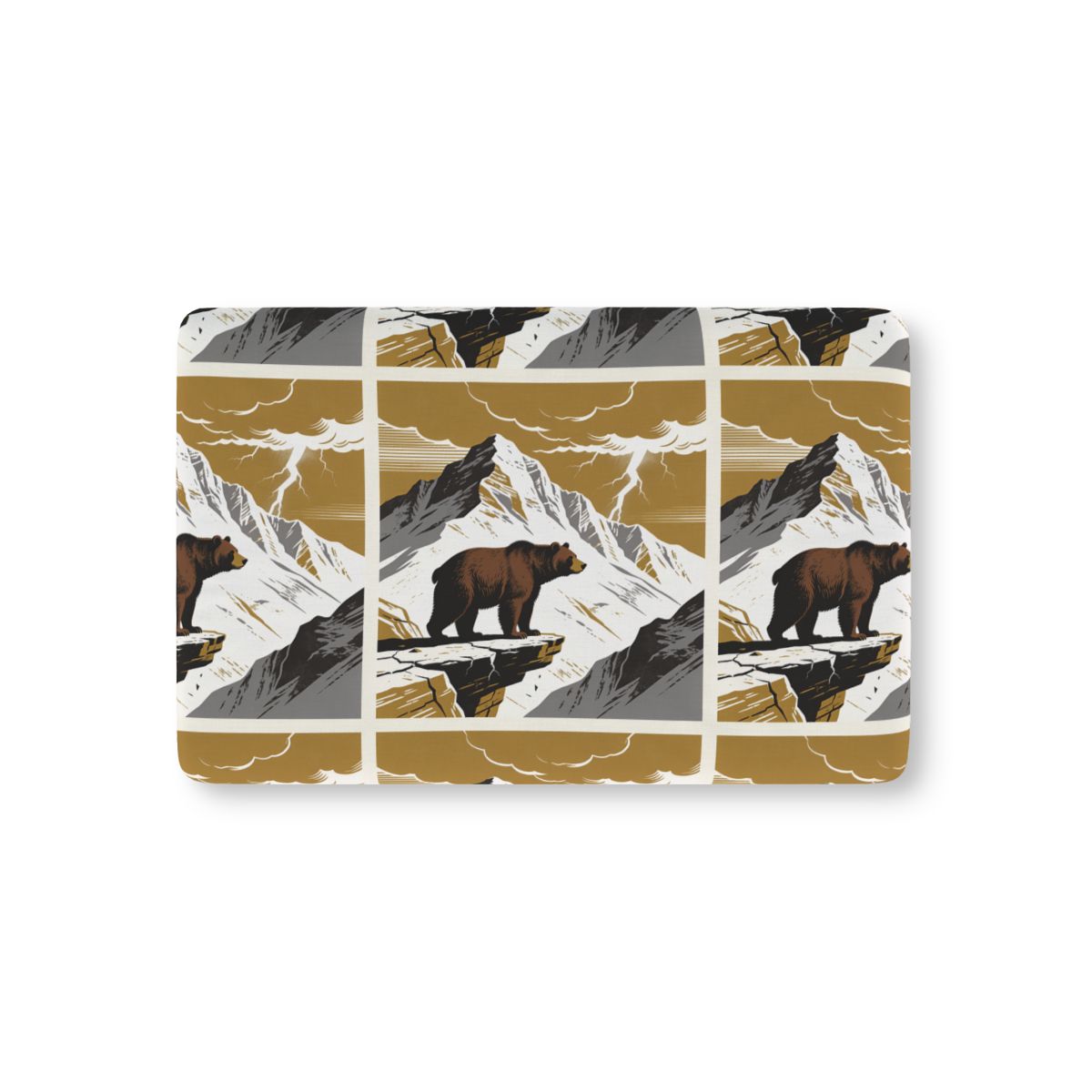 HD Thunder Ridge Bear Fitted Crib Sheet