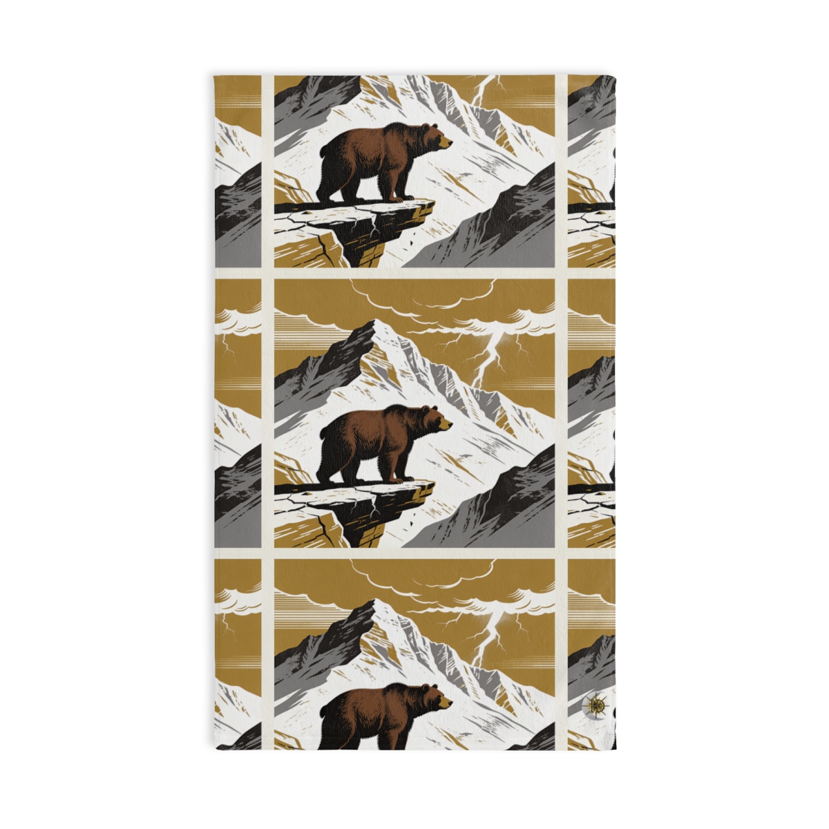 HD Thunder Ridge Bear Printed Hand Towel