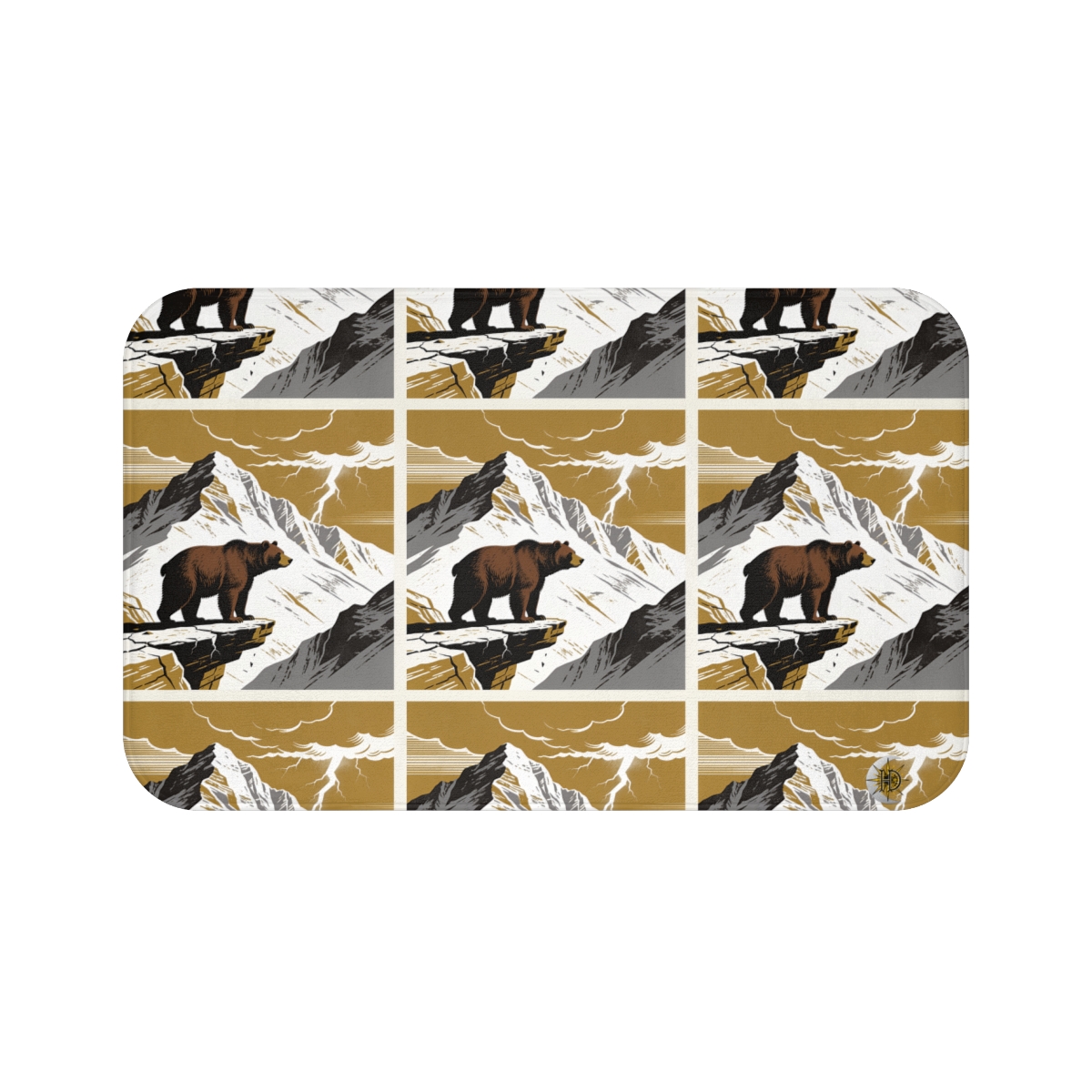 HD Thunder Ridge Bear Memory-Foam Bath Mat