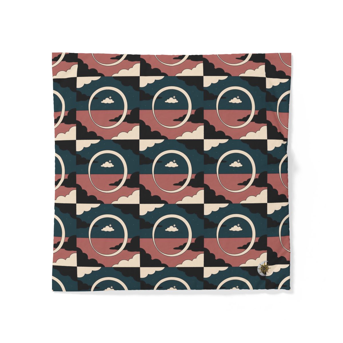 HD Cloudstar Halo 100% Cotton Duvet Cover — additional view