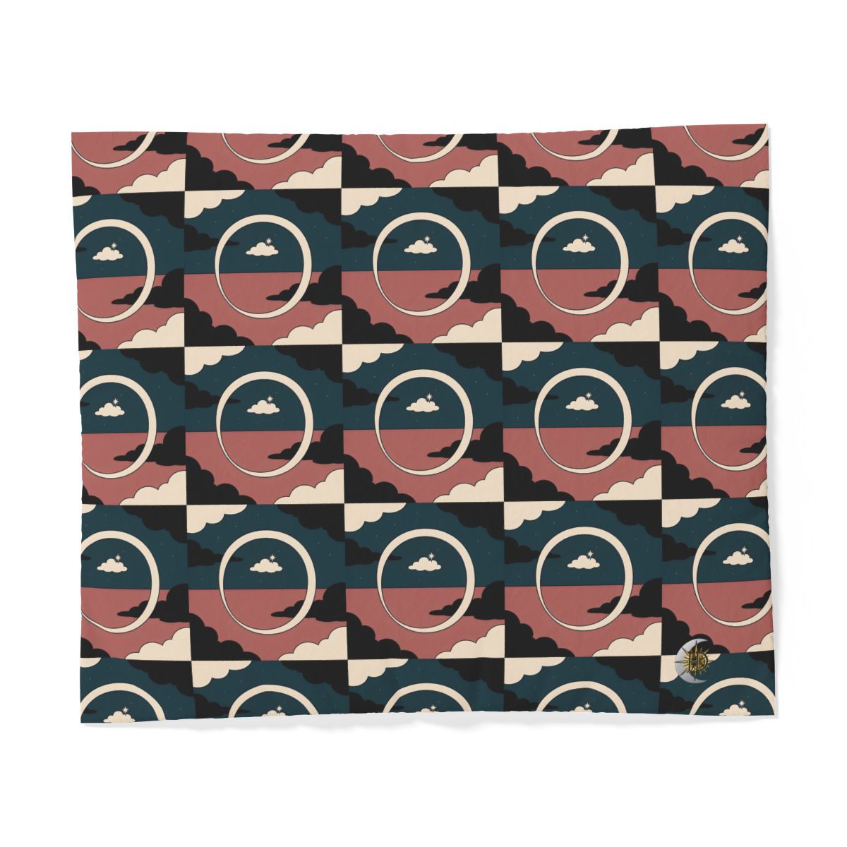 HD Cloudstar Halo 100% Cotton Duvet Cover — additional view