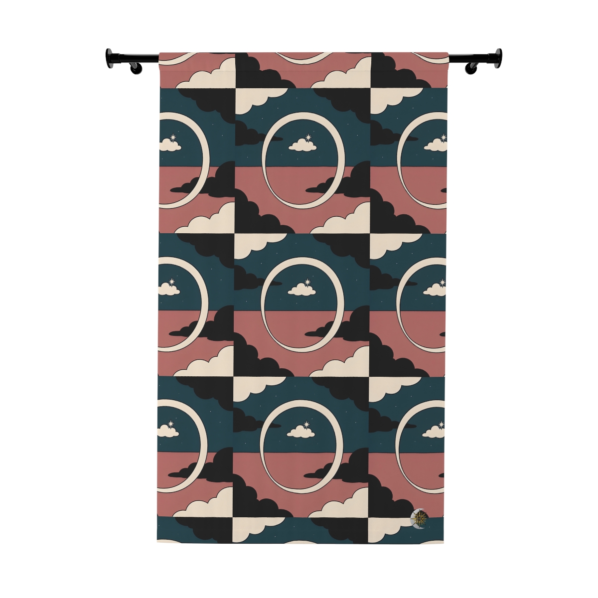 HD Cloudstar Halo Blackout Window Curtain Panel