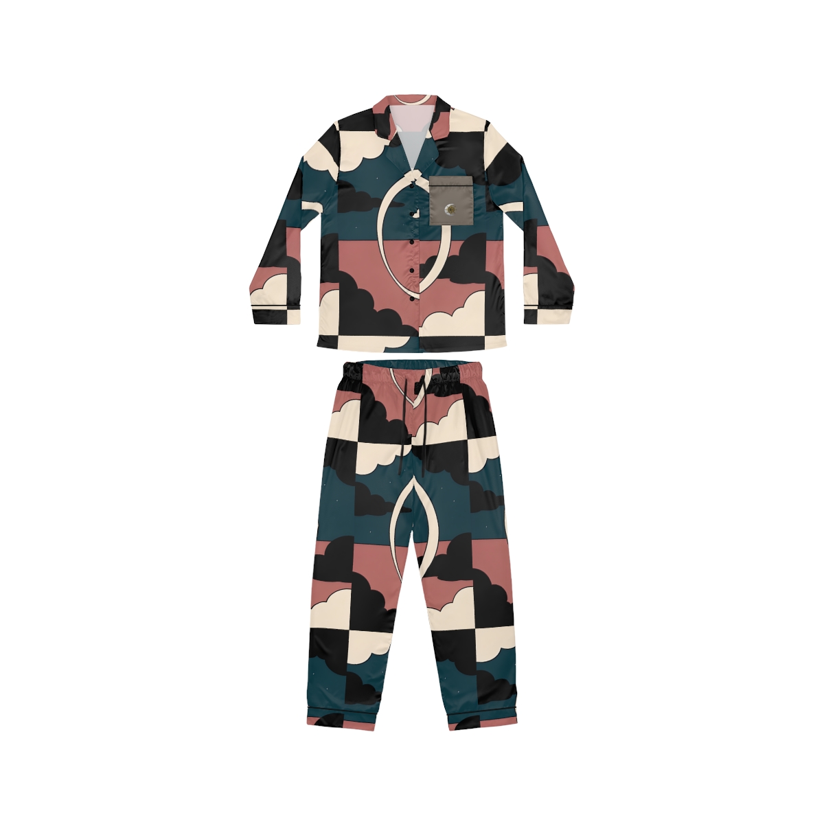 HD Cloudstar Halo Women’s Satin Pajama Set