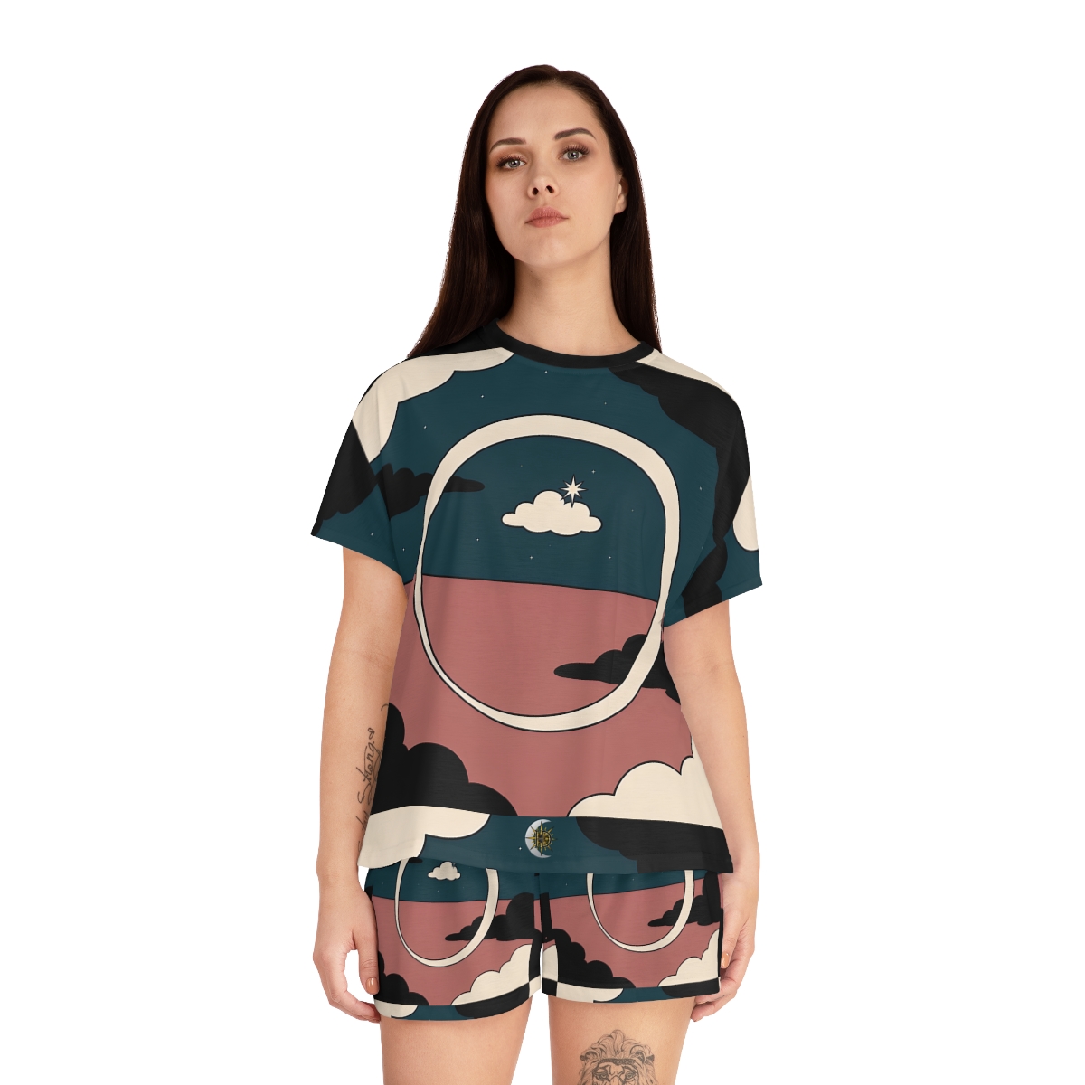HD Cloudstar Halo Women’s Short Pajama Set — additional view