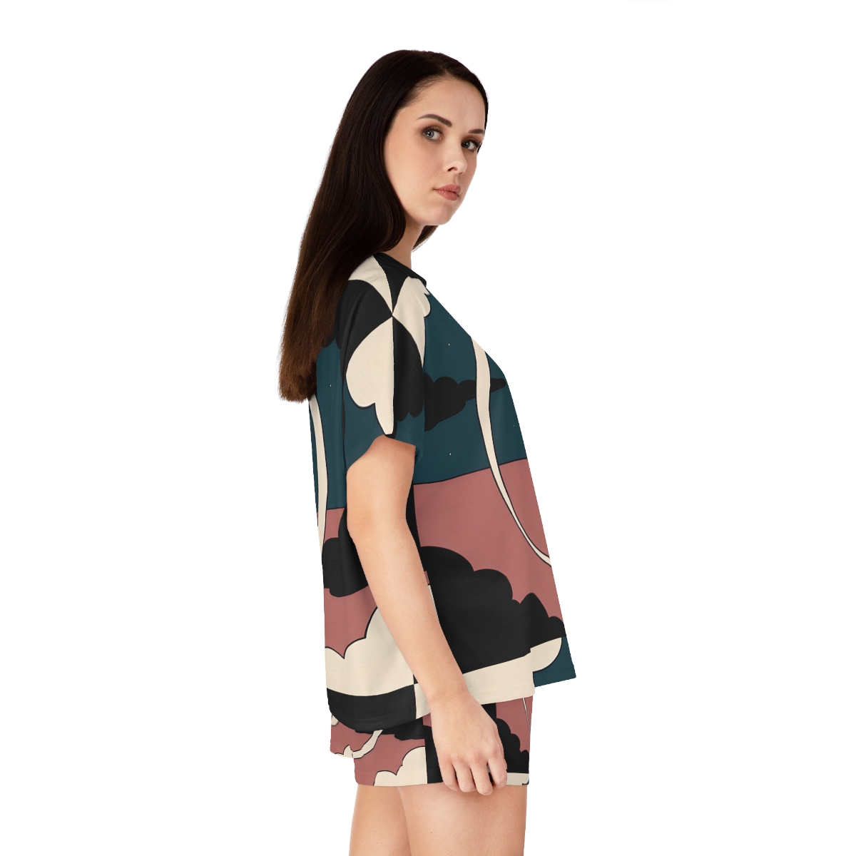 HD Cloudstar Halo Women’s Short Pajama Set — additional view