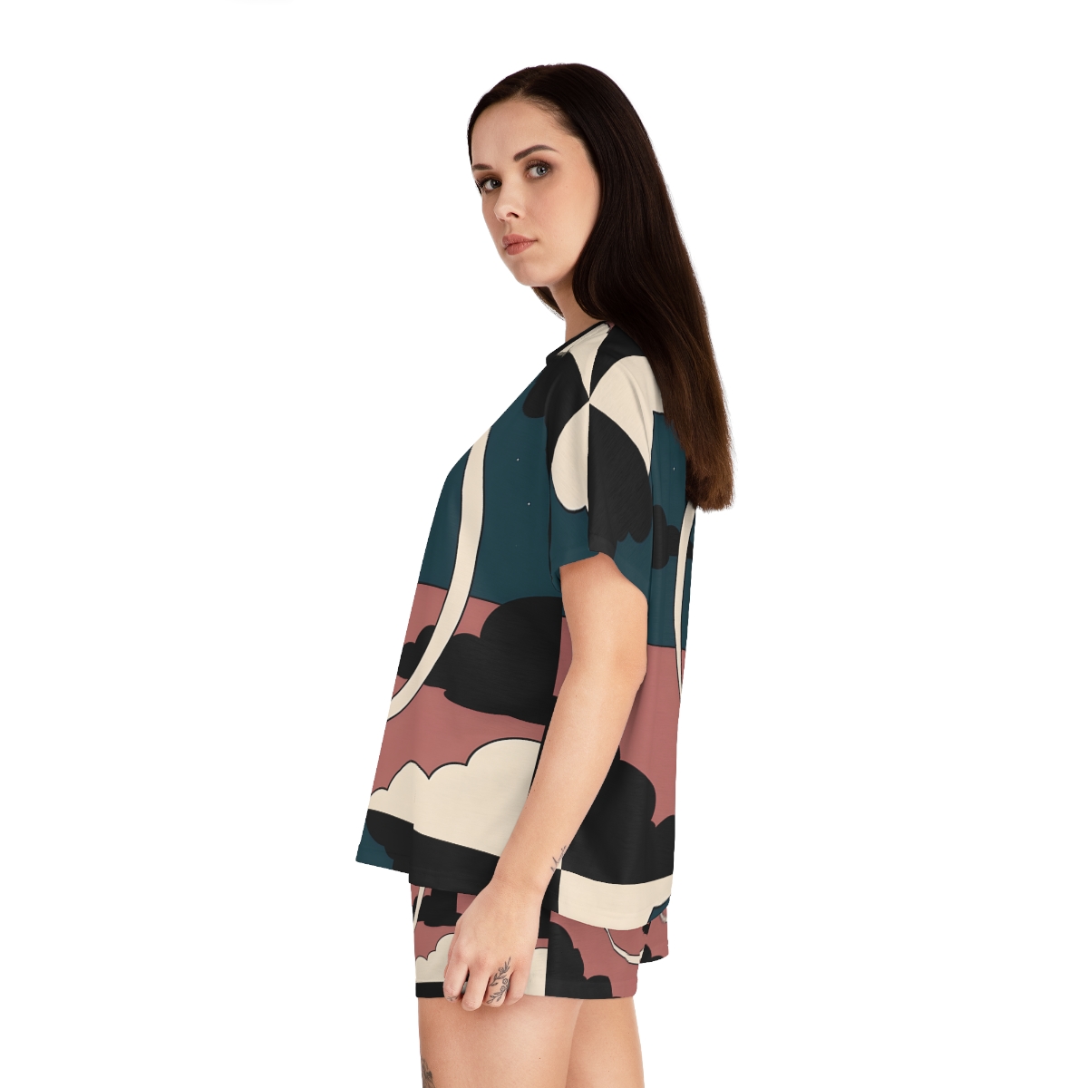 HD Cloudstar Halo Women’s Short Pajama Set — additional view