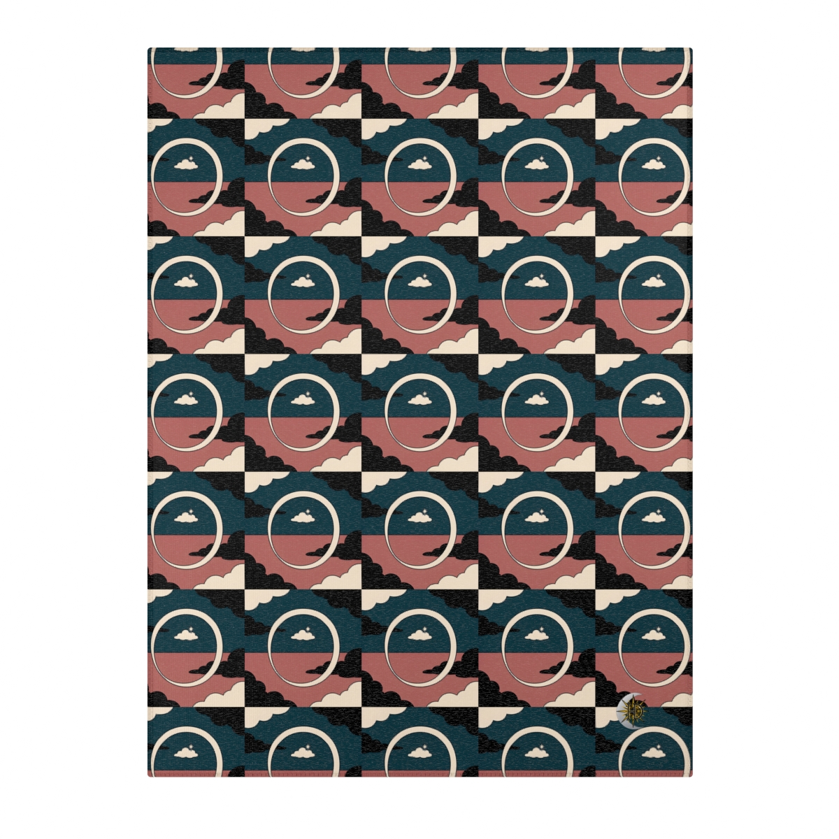 HD Cloudstar Halo Polyester Chenille Area Rug — additional view