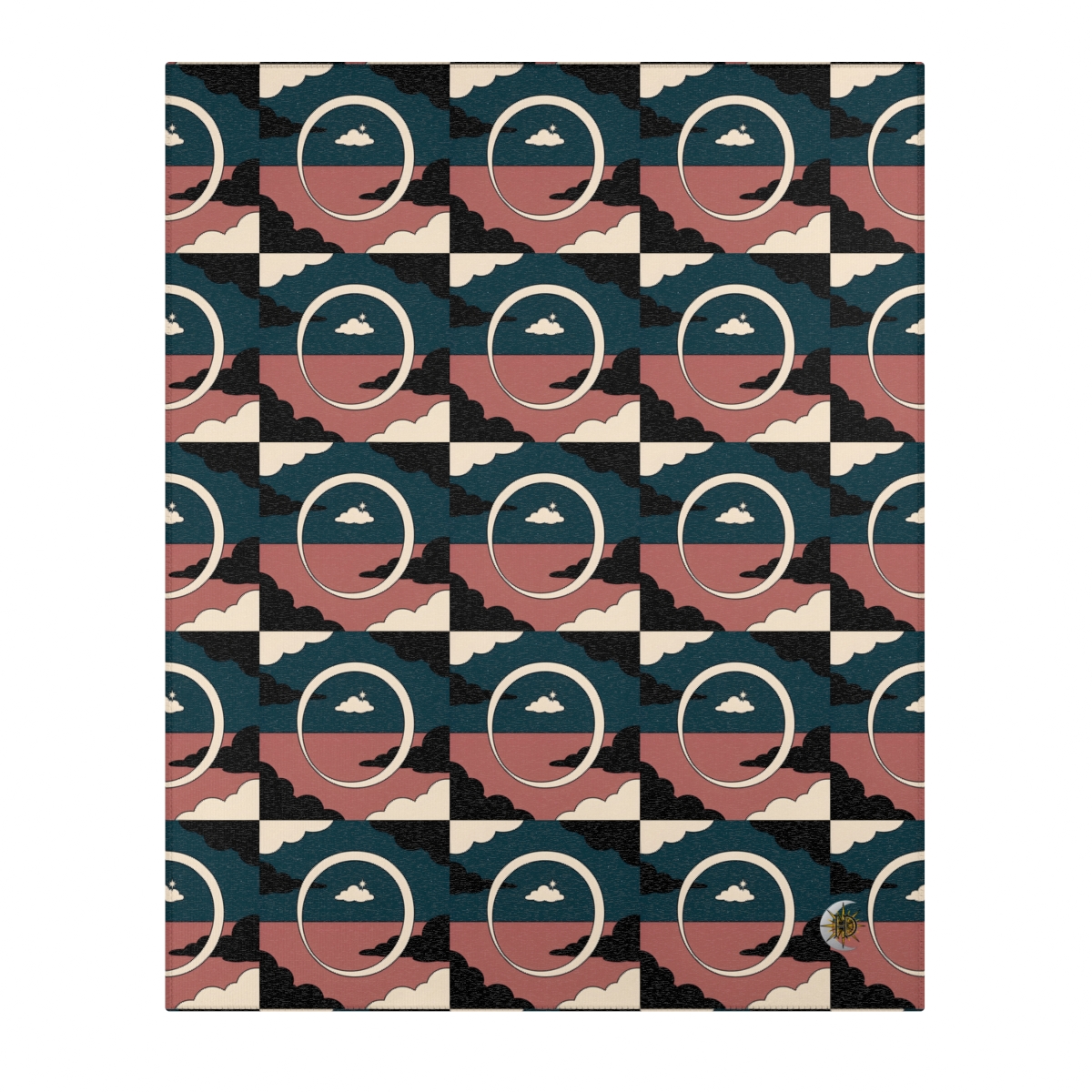 HD Cloudstar Halo Polyester Chenille Area Rug — additional view