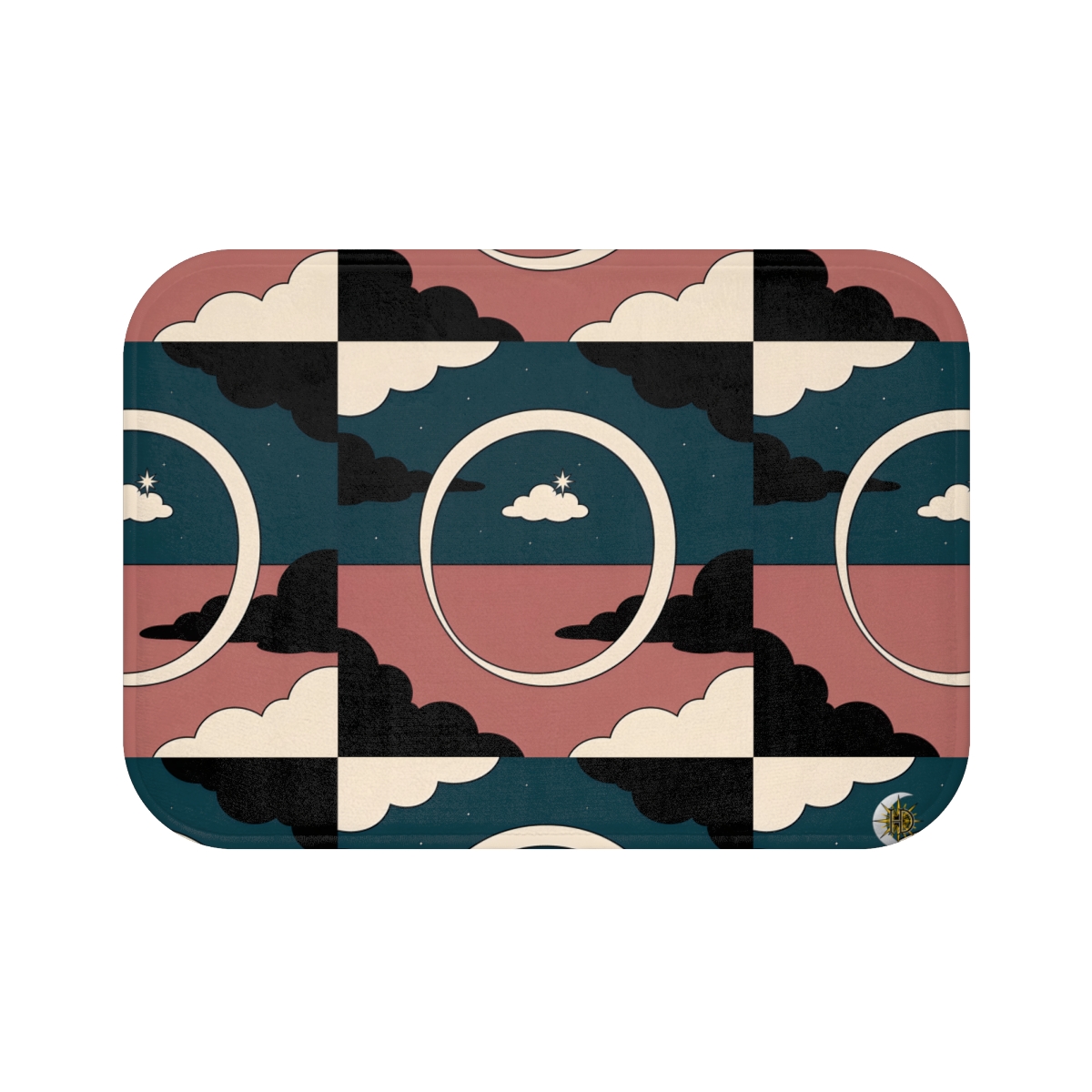 HD Cloudstar Halo Memory-Foam Bath Mat — additional view