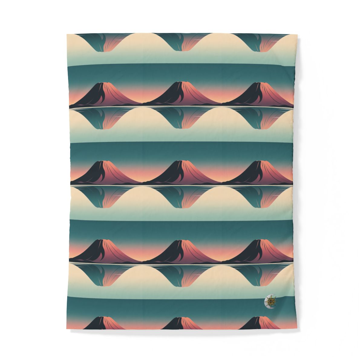 HD Rose Mountain Reflection 100% Cotton Duvet Cover